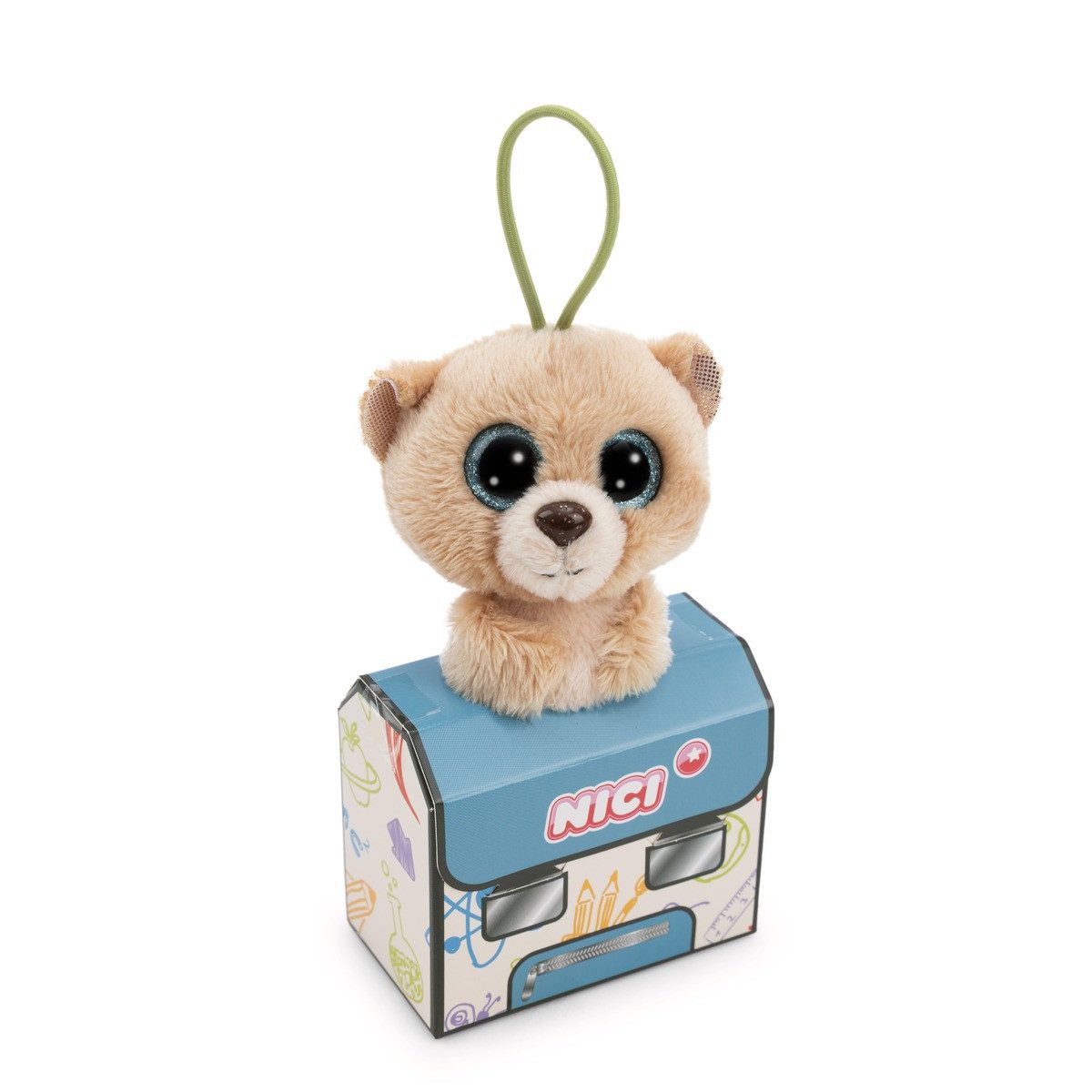 Nici Schlüsselanhänger NICI Schlüsselanhänger GLUBSCHIS Bär Bonno mit Loop braun 9cm in Schul