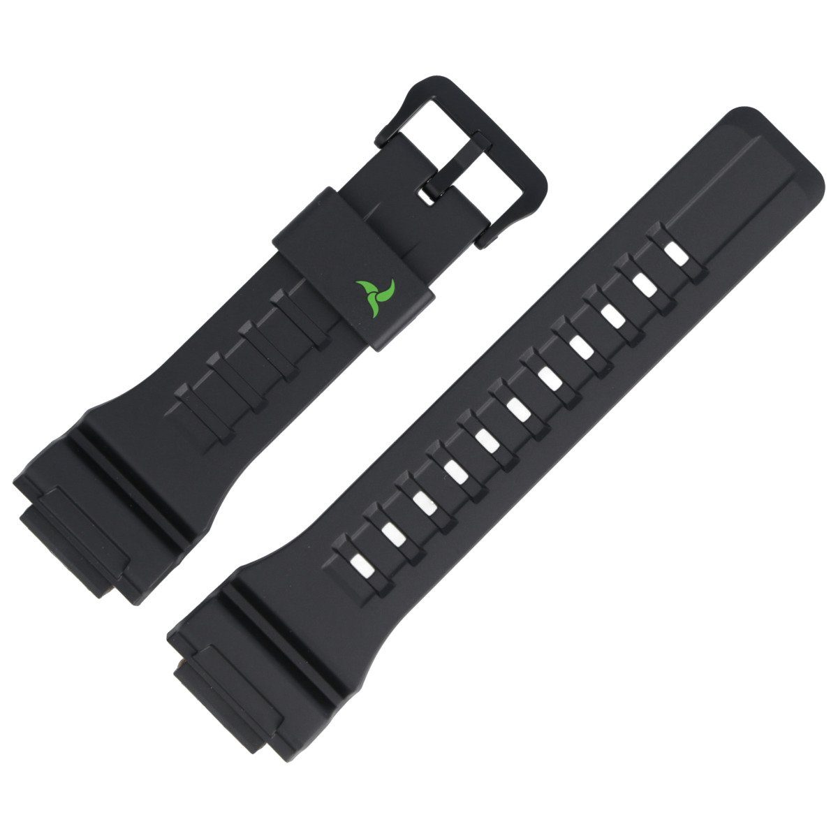 Kunststoff CASIO 27mm Schwarz STL-S100H Uhrenarmband