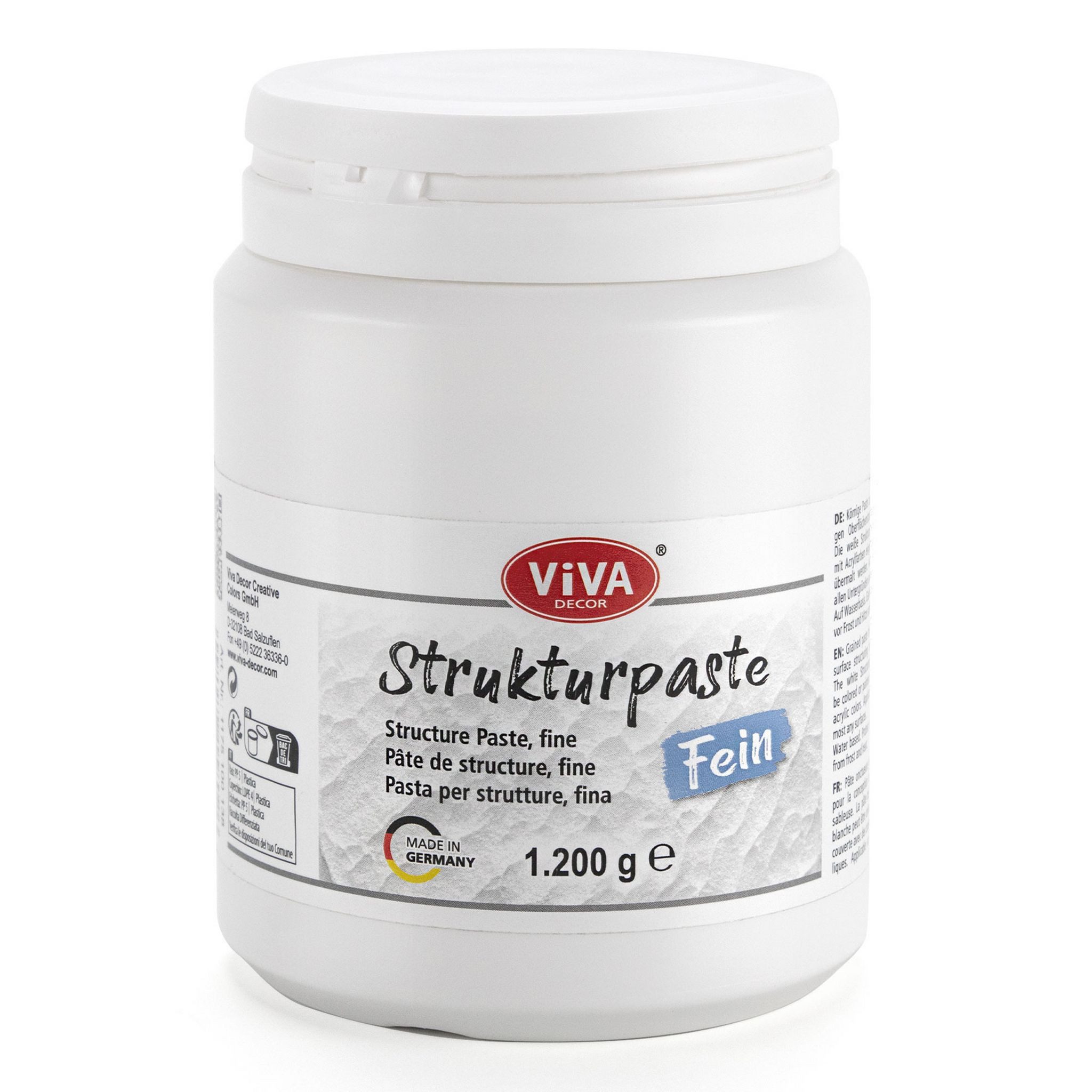 Viva Decor Strukturpaste ViVA DECOR Strukturpaste fein 1,2 kg