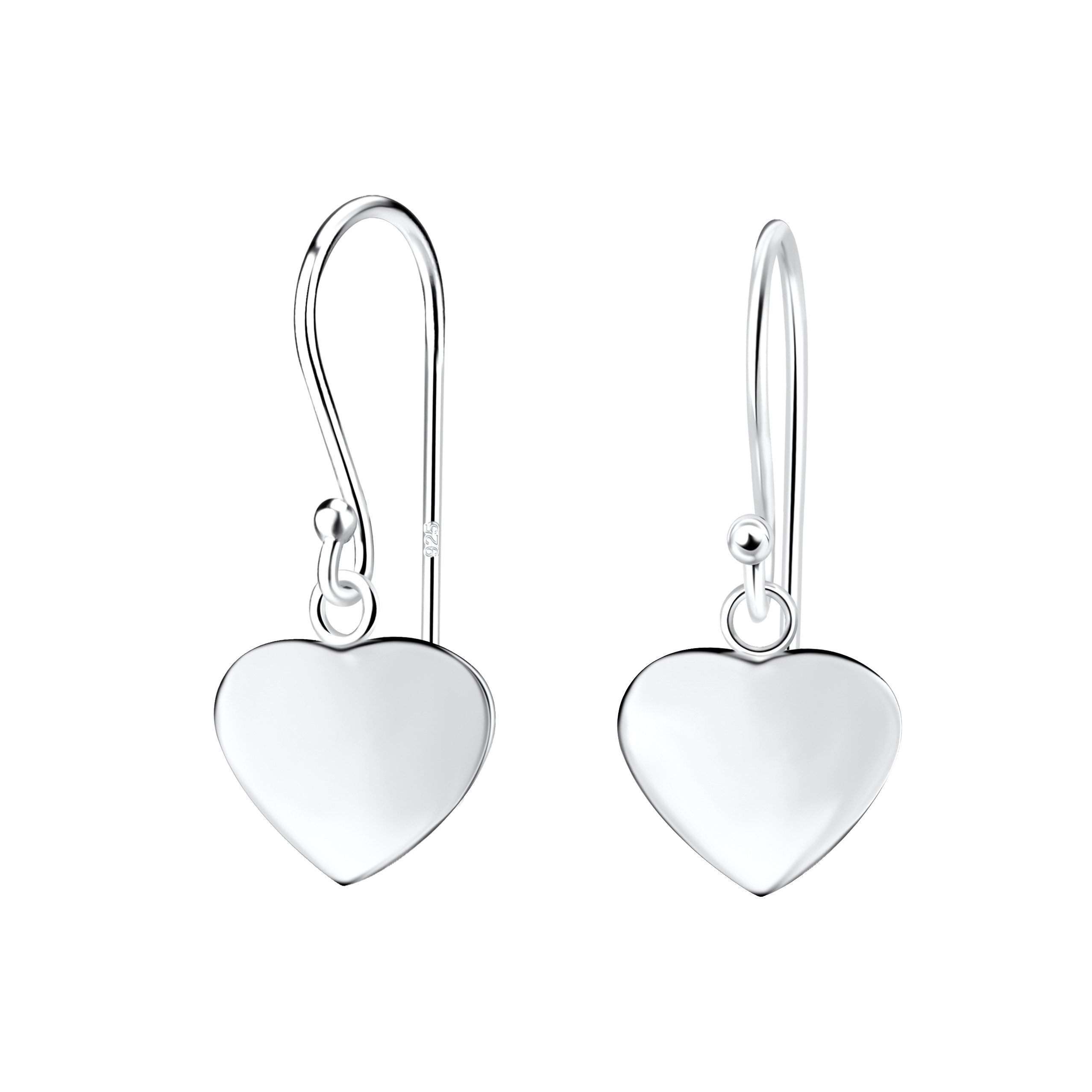 Ohrring-Set Ohrhänger Herzen aus 925 Silber Damen