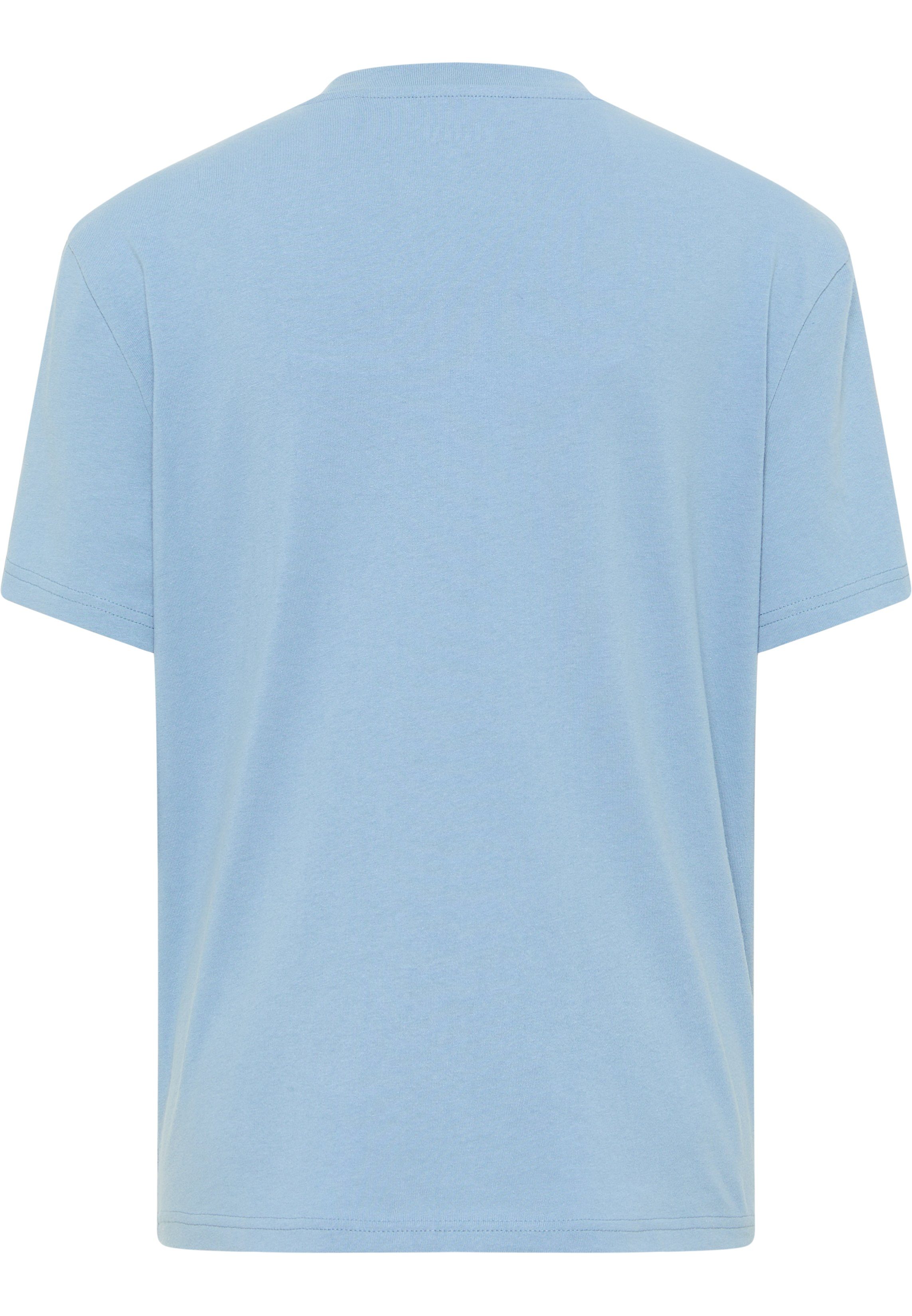 Style Alina T-Shirt mittelblau Print MUSTANG C