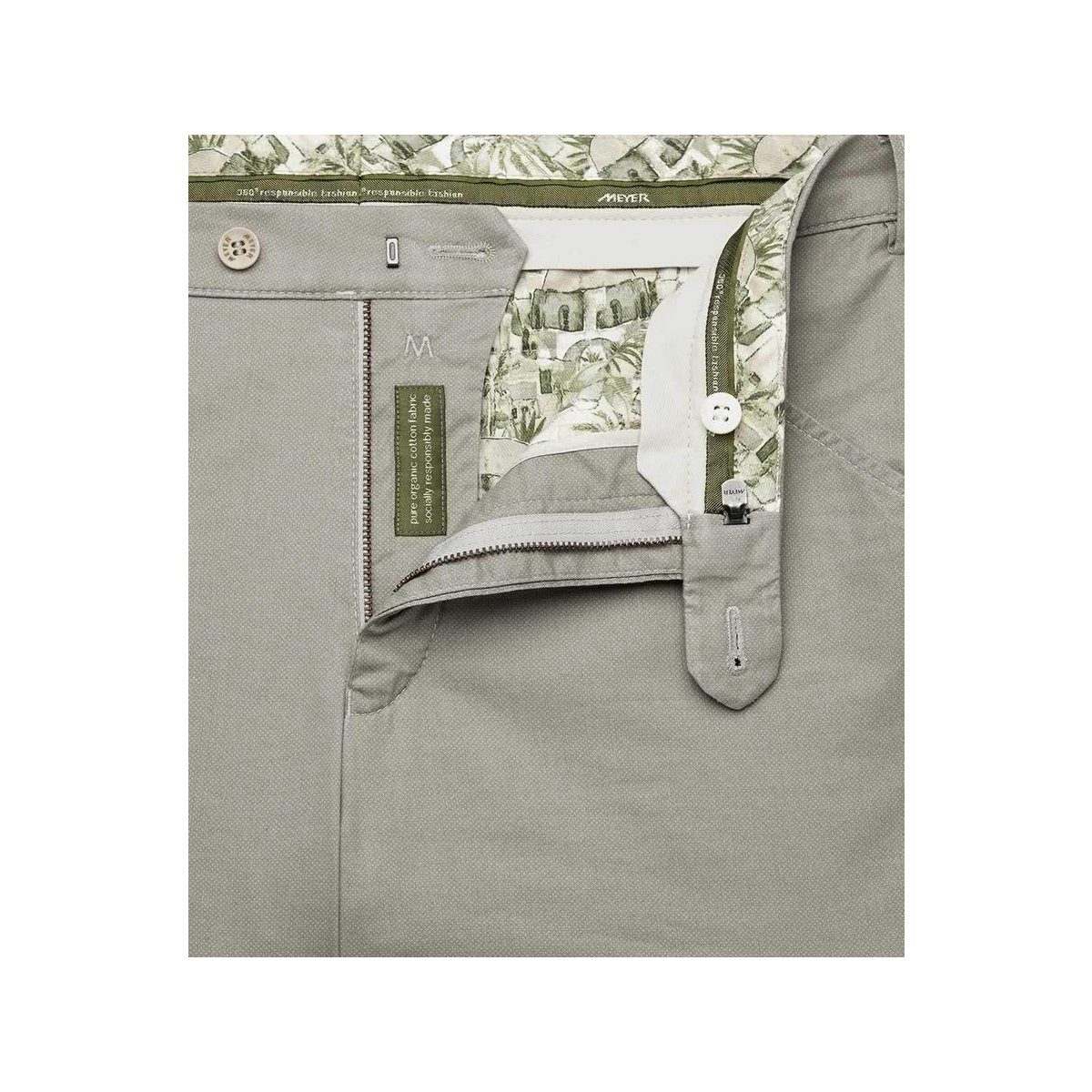 MEYER Shorts braun (1-tlg) beige regular