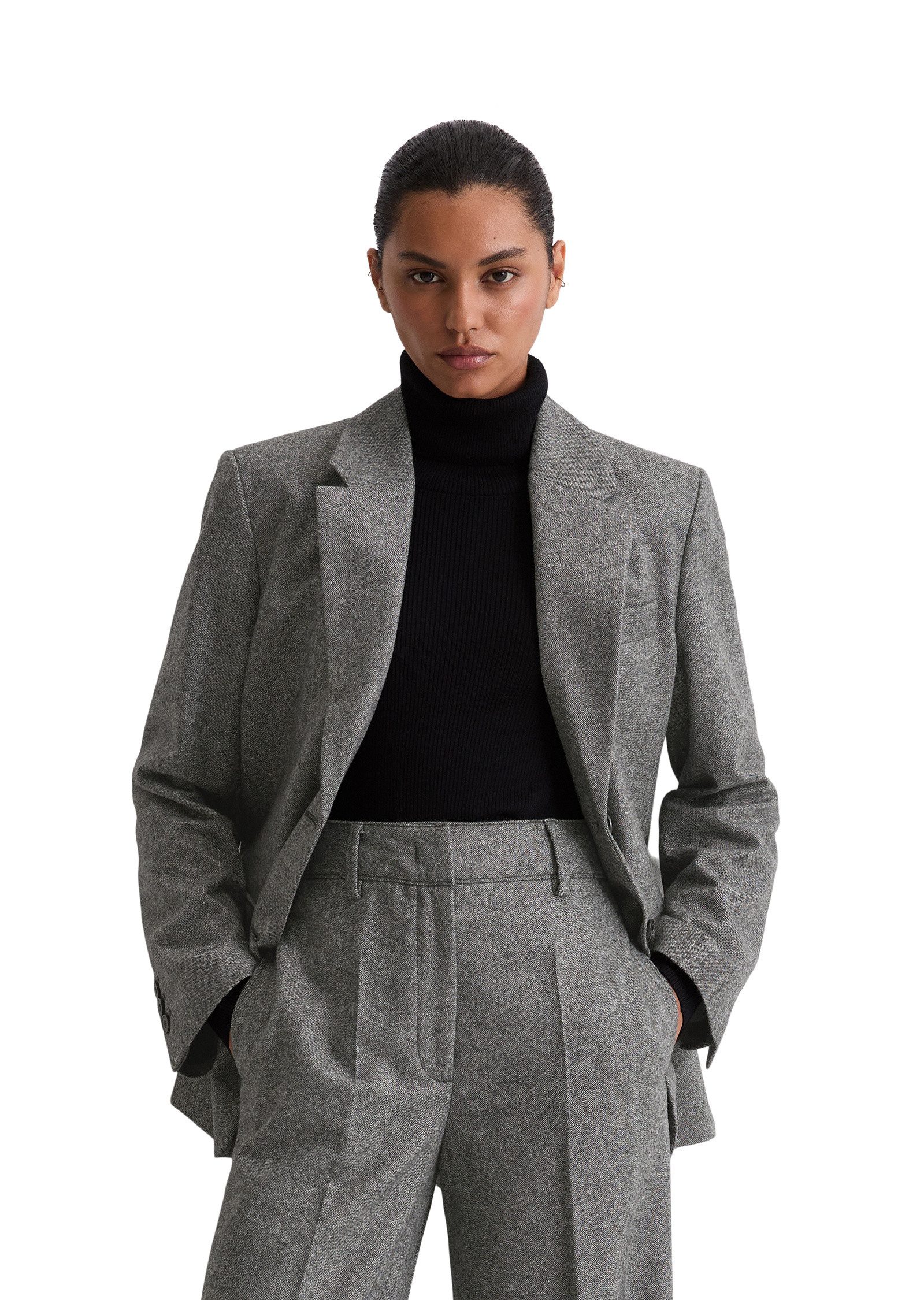 Marc O'Polo Longblazer aus Schurwolle-Mix günstig online kaufen