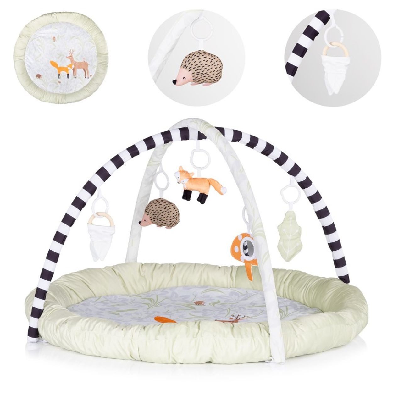 Spielbogen Spielbogen Krabbeldecke Wald