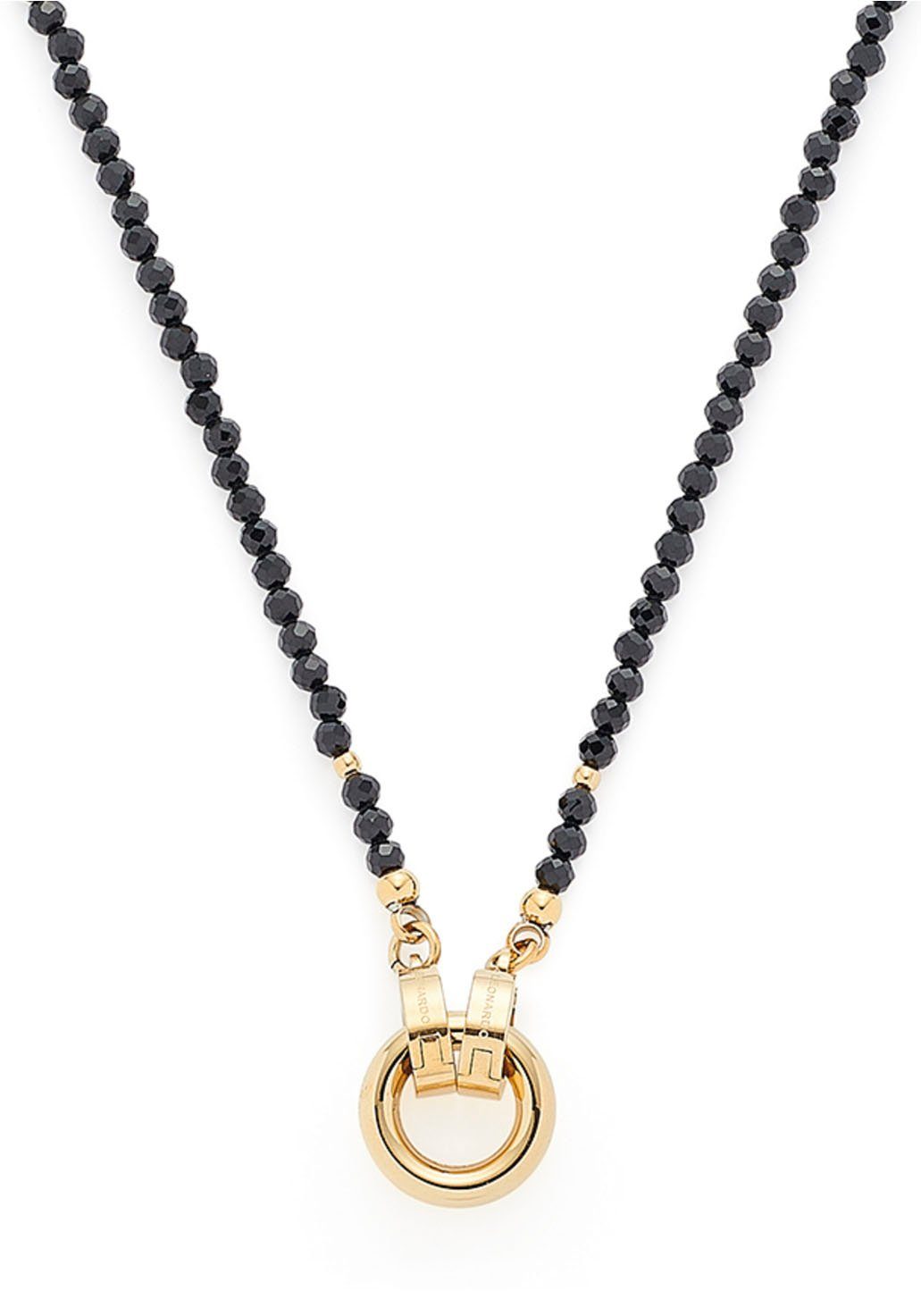 Pietre E Minéraux. Collana 5 Perle Occhio di Tigre 8 Mm. Catena IN Acciaio Oro 3665425458903
