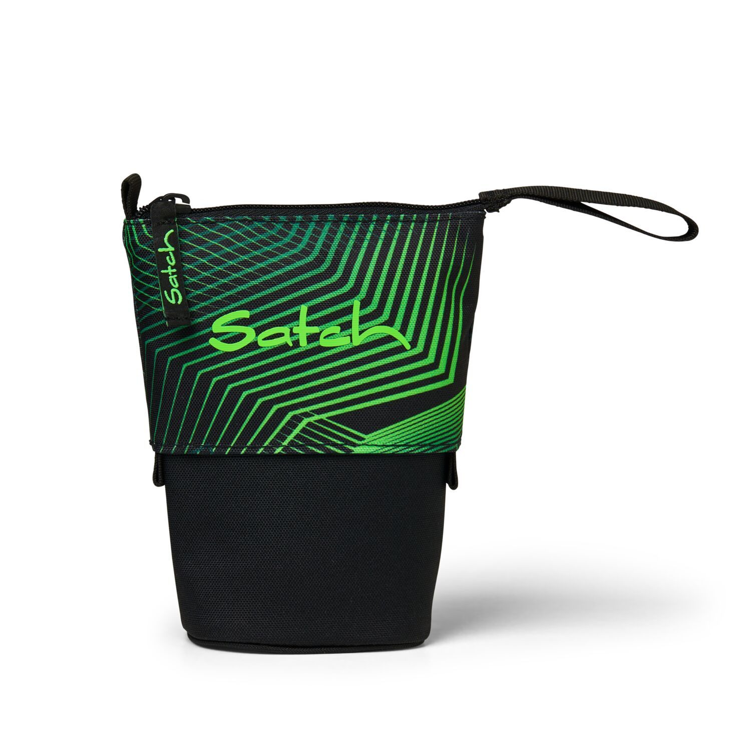 Satch Schulranzen Pencil Slider Seismic Green (1 Stück), Mäppchen, Stifthalter, Etui