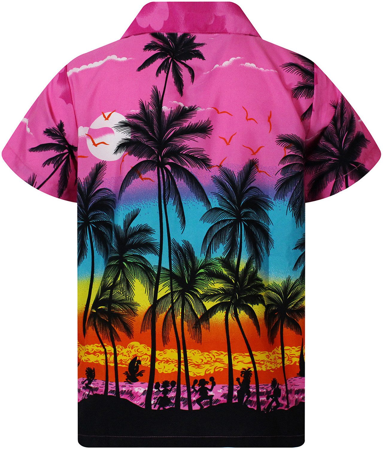 King Kameha Hawaiihemd Beach Eclectic Funky Hawaii-Hemd, Herren, Kurzarm, Front-Tasche – Bild 2 von 5