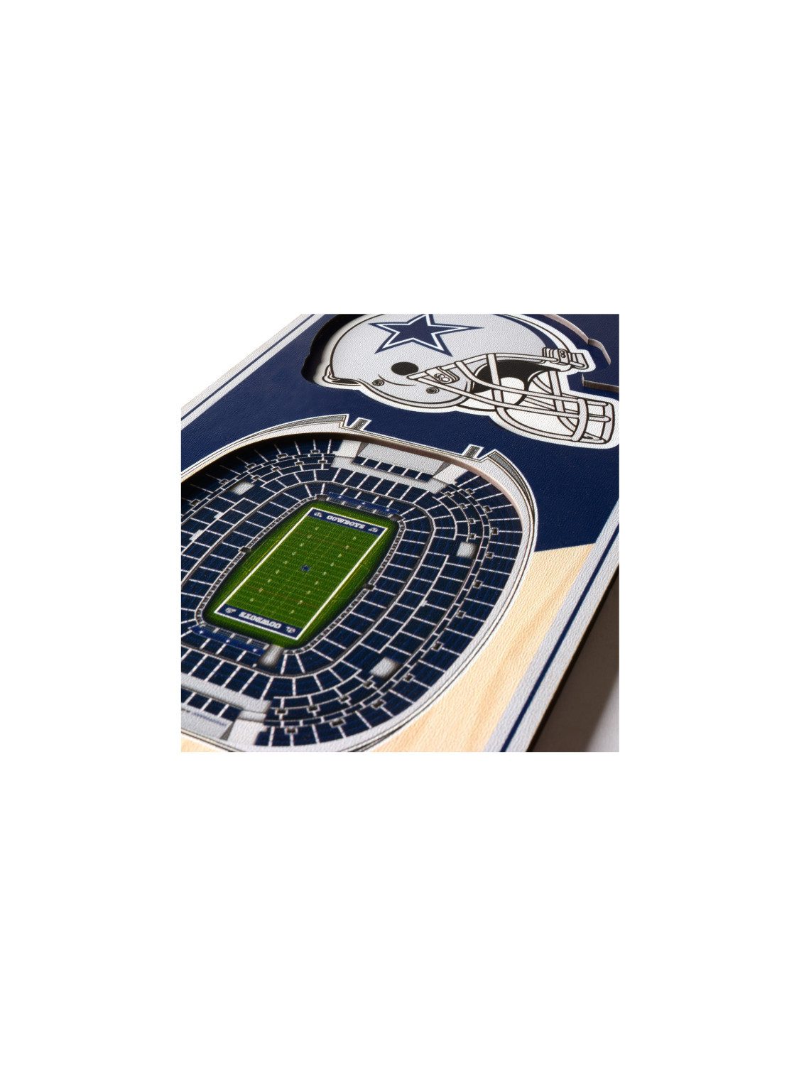 Dallas Cowboys Wanddekoobjekt Dallas Cowboys 3D Stadium Banner
