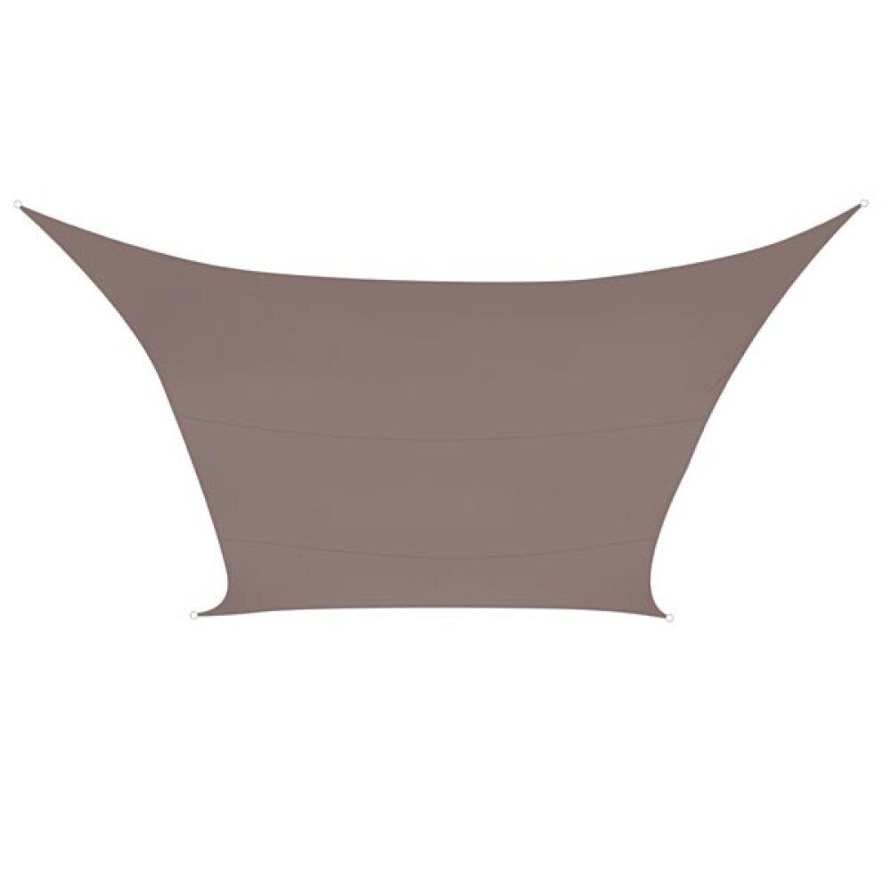 PEREL Sonnensegel Perel Sonnensegel, wasserabweisend, 2 x 3 m, 160 g/m², Polyester, Rech, (1-tlg)