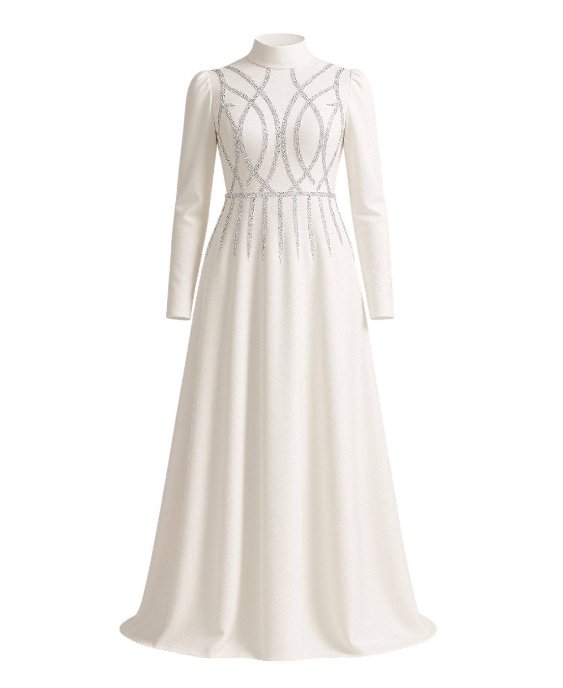 fashionshowcase Satinkleid Maxikleid in Satinoptik mit günstig online kaufen