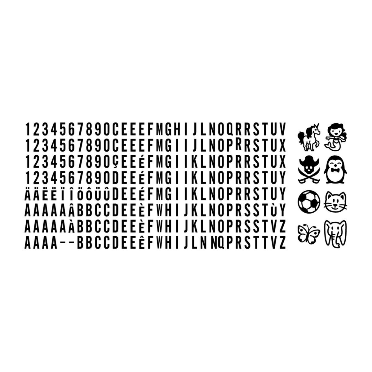 Avery Zweckform Stempel Textil Stempel Tinte schwarz