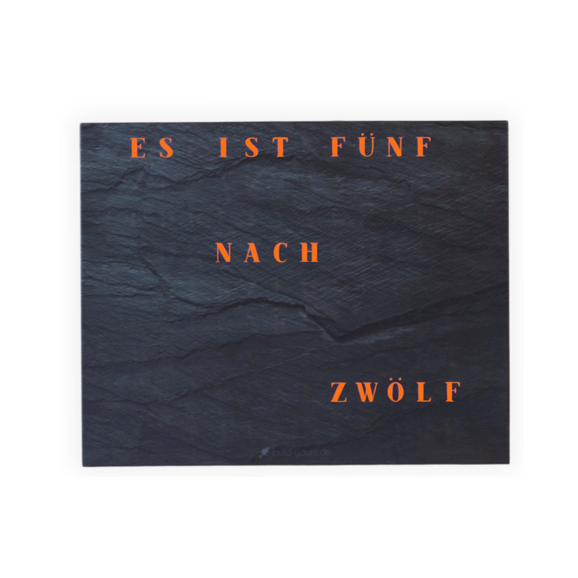 build-yours.de Wanduhr WordClock Jupiter Schiefer Optik günstig online kaufen