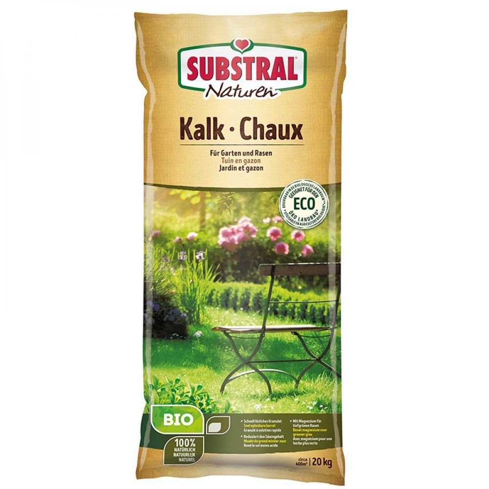 Substral GartenbauSubstrat Substral Naturen Kalk 20 kg für Garten und