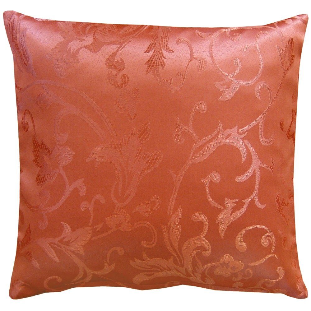 Kissenbezüge Kissenhülle mit Reißverschluss Ornamente orange 40x40 cm, matches21 HOME & HOBBY (1 Stück)