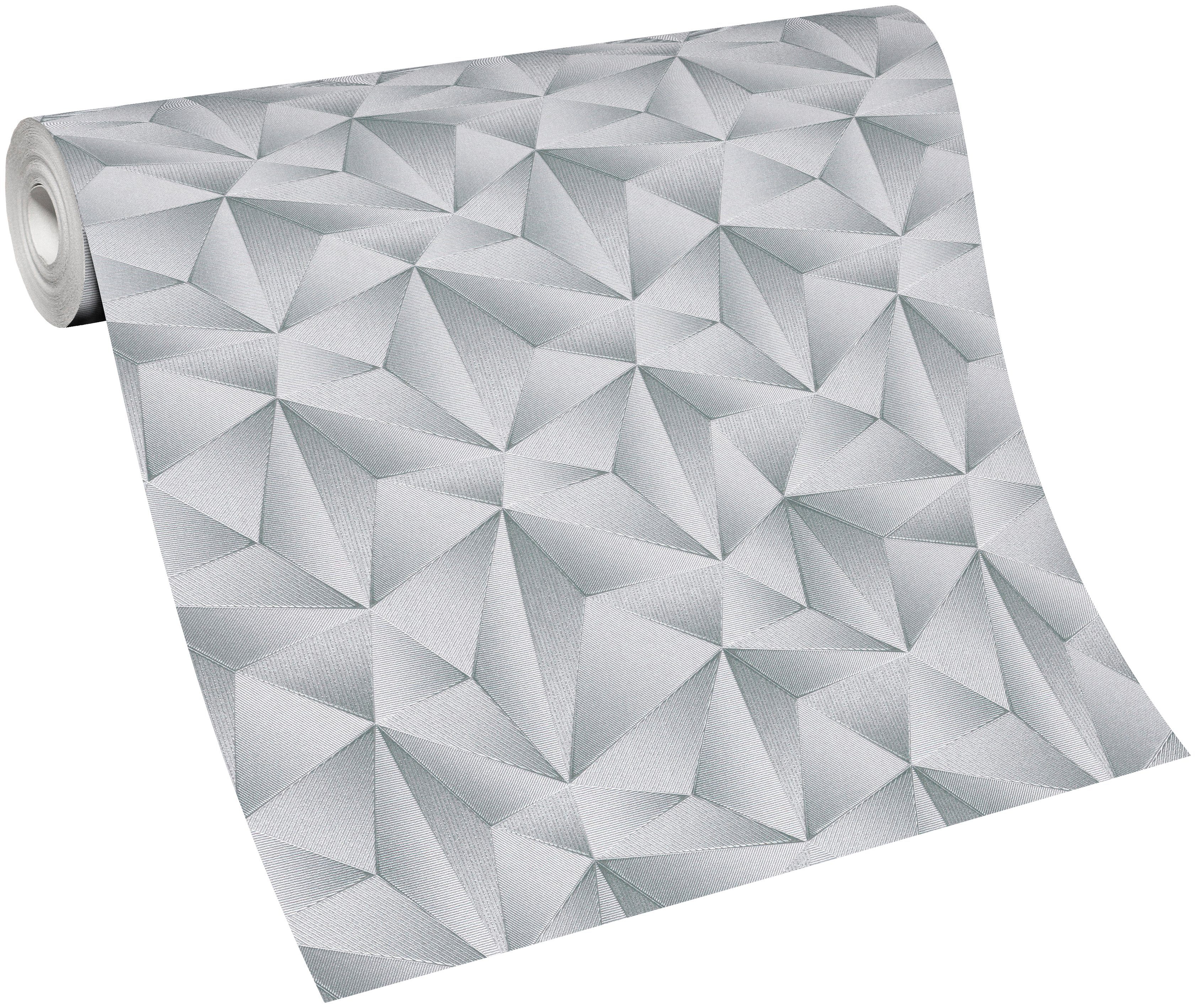 Erismann Vliestapete Muster/Motiv dunkelgrau 0,53m Spotlight, x 10,05