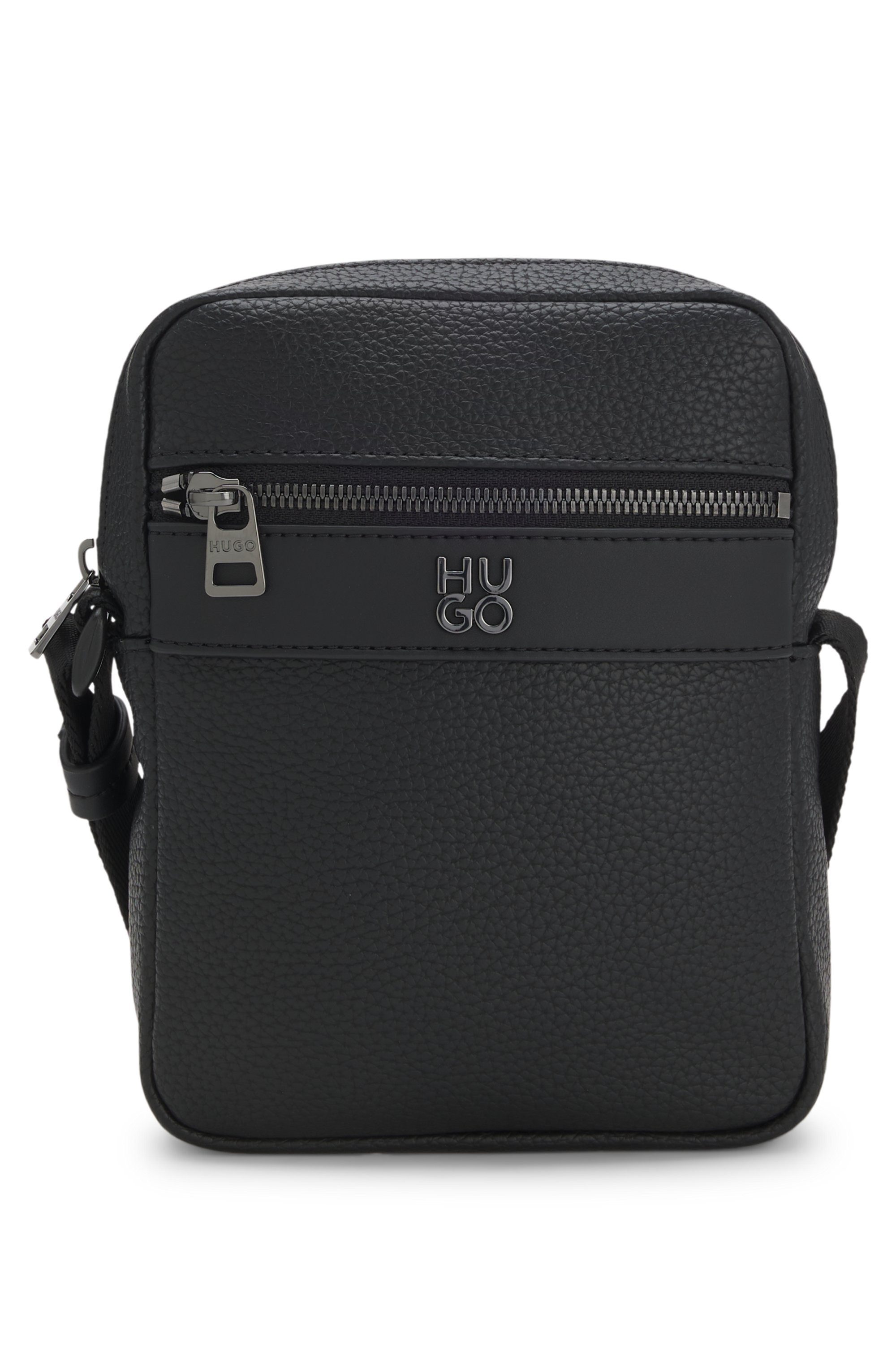 HUGO Umhängetasche Ray Flap Messenger, Schultertasche, Herrentasche, Arbeitstasche