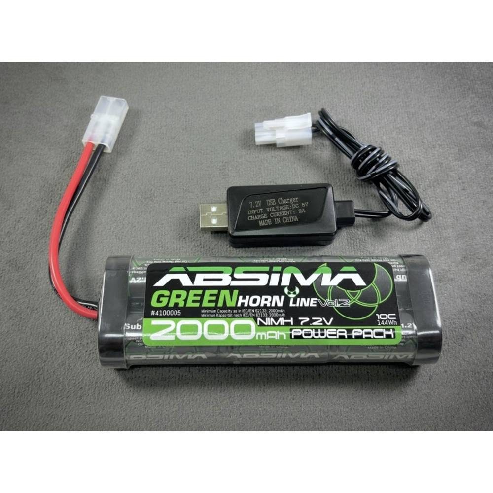 Absima Modellbau-Akkupack (NiMh) 7.2 V 2000 mAh Softcase Tamiya 4200020 Akku