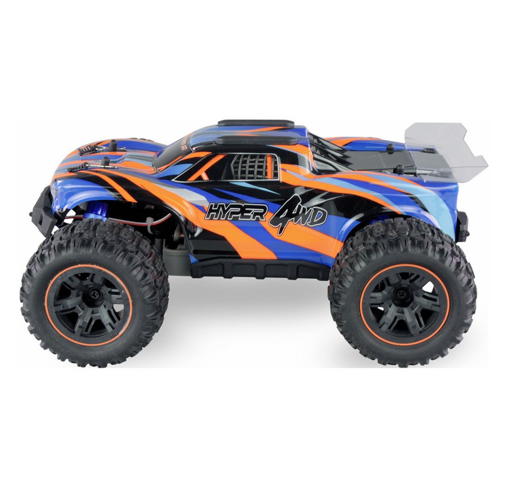 Thumbnail - Amewi RC-Truck Amewi Hyper GO Basic Blau, Orange Brushed 1:16 RC Modellauto Elektro T
