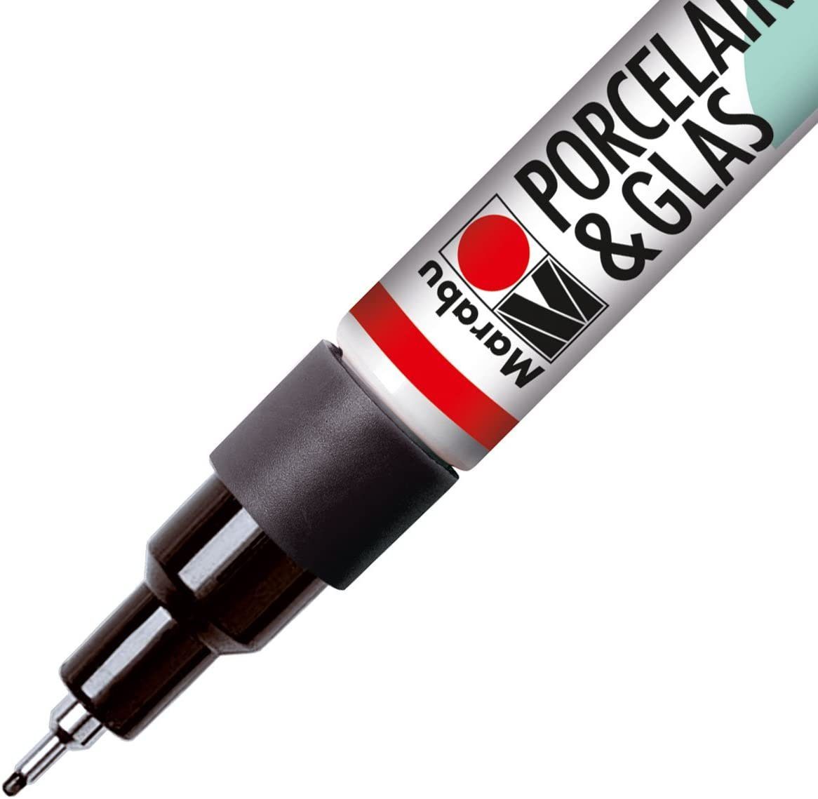 Marabu Lackmarker Marabu Marker "Porcelain & Glas Painter", schwarz