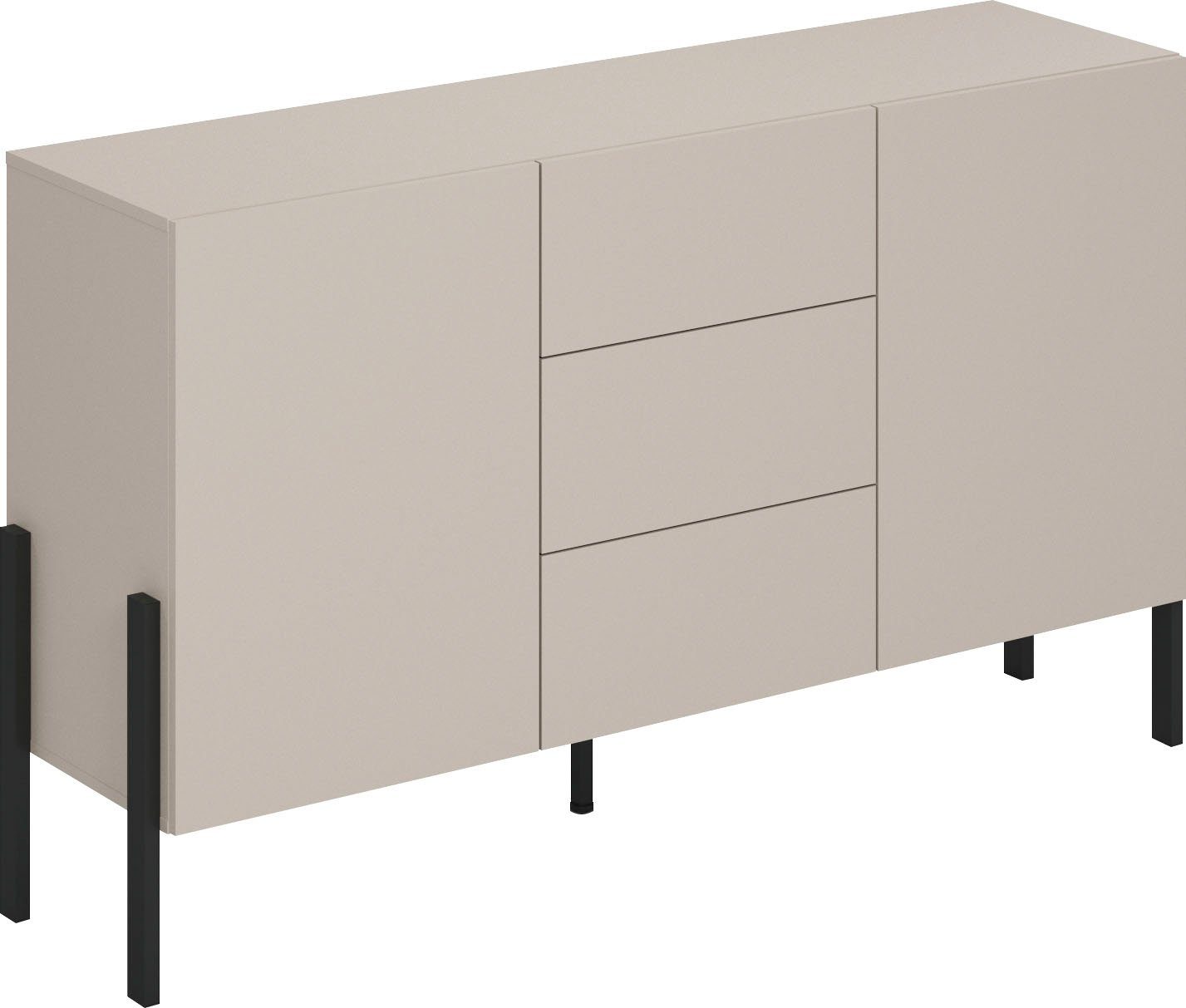 INOSIGN Sideboard Jukon, Breite 150 bzw.180 cm, moderne grifflose Kommode, günstig online kaufen