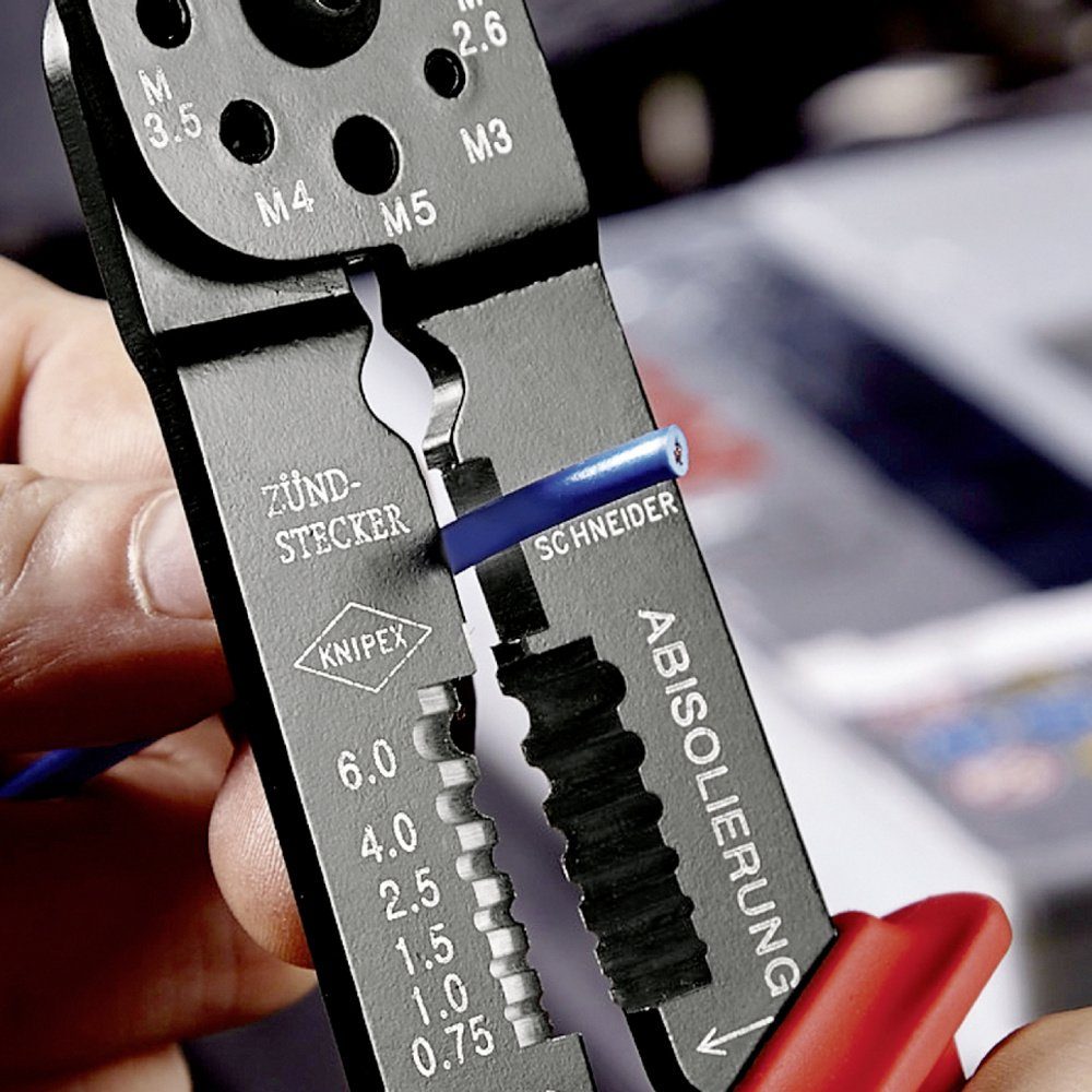 Thumbnail - Knipex Crimpzange Knipex 97 32 240 Crimpzange Isolierte Kabelschuhe, Isolierte Steckve