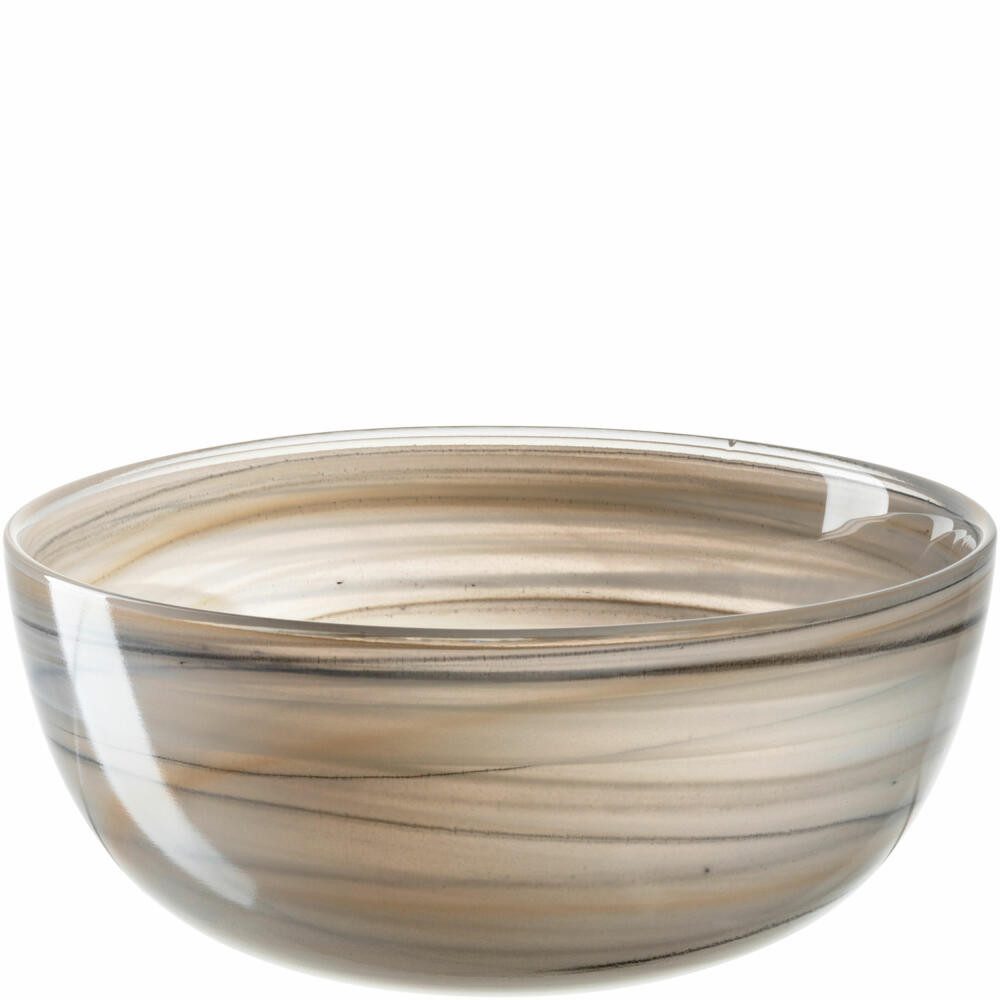 LEONARDO Schale Alabastro Beige / Schwarz Ø 14 cm, Glas