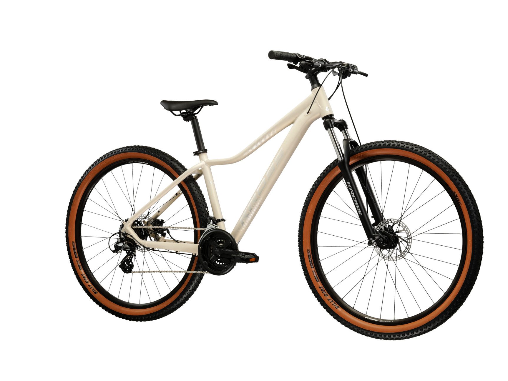 Kross Mountainbike 27,5" Damen-MTB Hardtail Lea X200 silber EQ 2026, 21 Gang Shimano ALTUS M310 Schaltwerk, Kettenschaltung