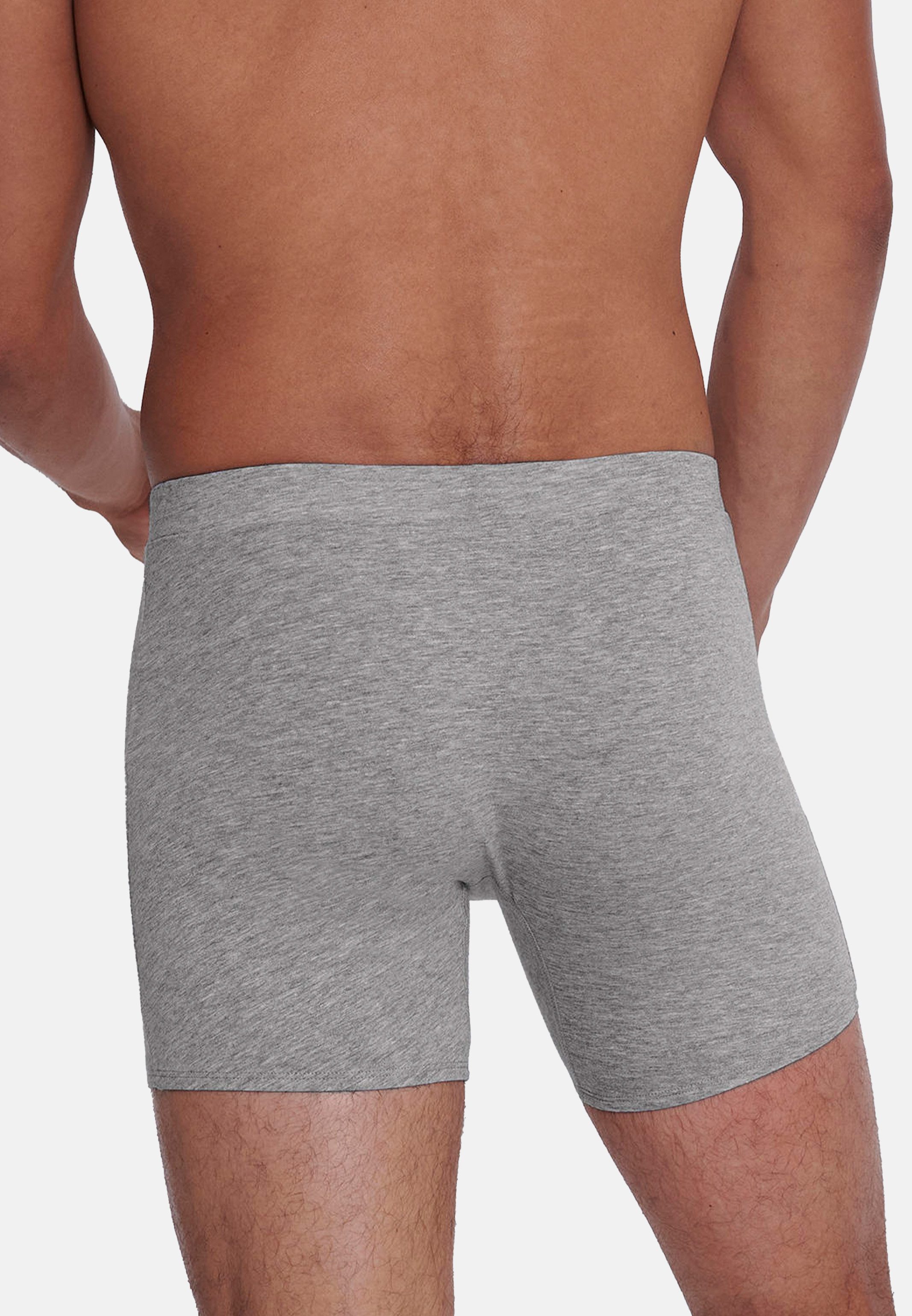 sloggi Retro Boxer 4er Pack men GO Natural (Spar-Set, 4-St) Long Short / Pant - Baumwolle - ohne Eingriff - Atmungsaktiv