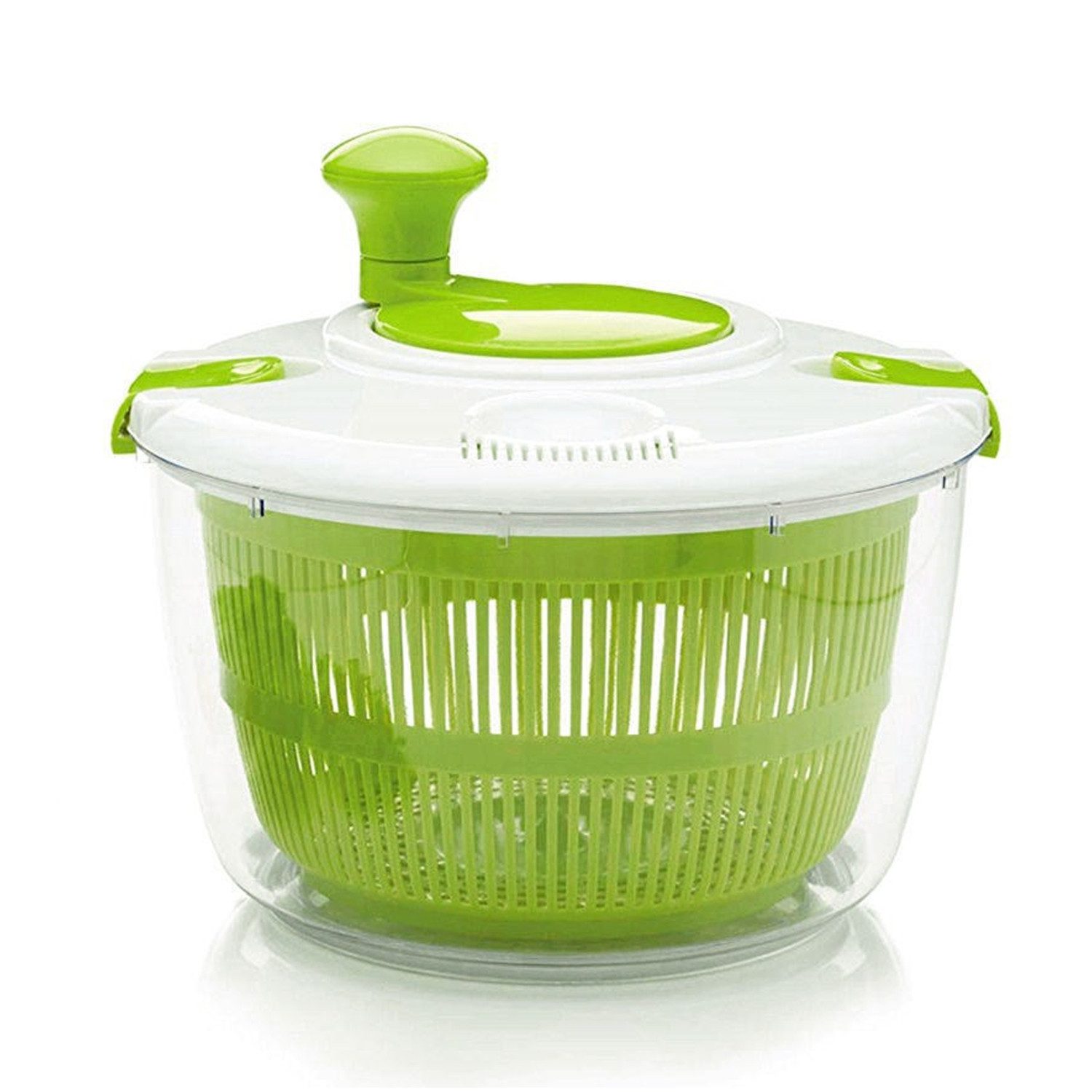 OSTWOLKE Salatschleuder Salatschleuder Salattrockner 5L Gemüseschleuder Gemüseabtropfschale, (1-tlg)