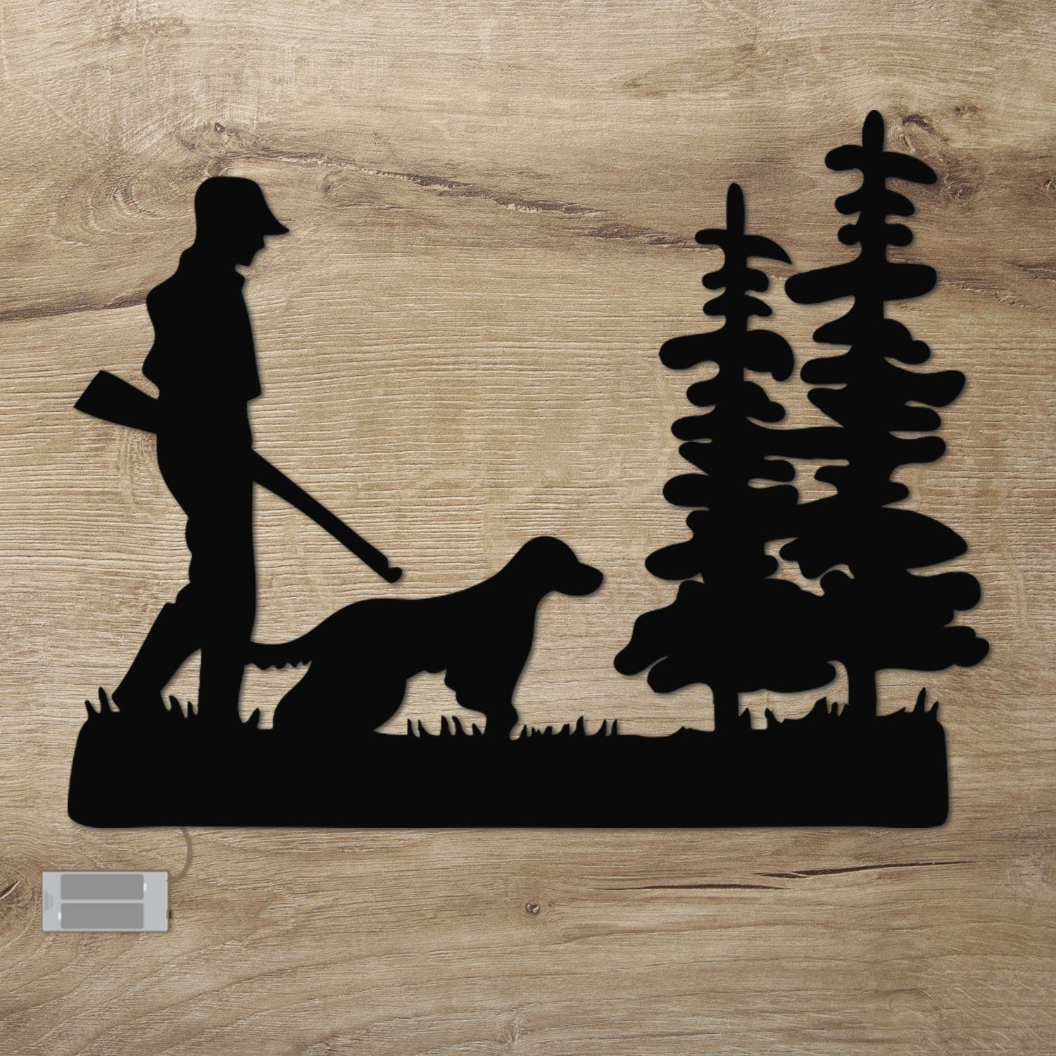 Namofactur LED Dekolicht LED Wandlampe Jagd günstig online kaufen