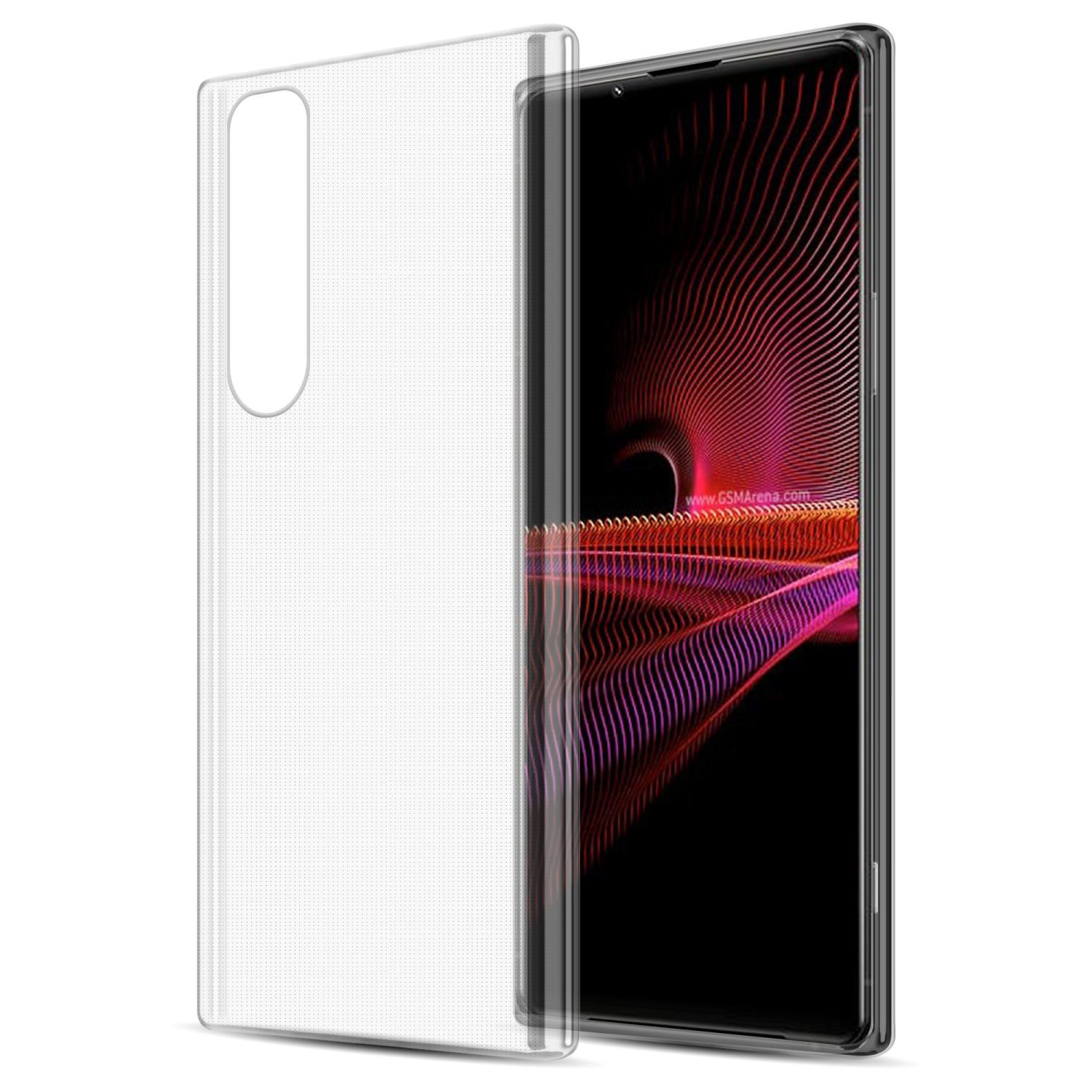 Cadorabo Handyhülle für Sony Xperia 1 III Hülle Sony Xperia 1 III, Hülle TPU Silikon Handy Schutzhülle Slim Transparent Case Cover