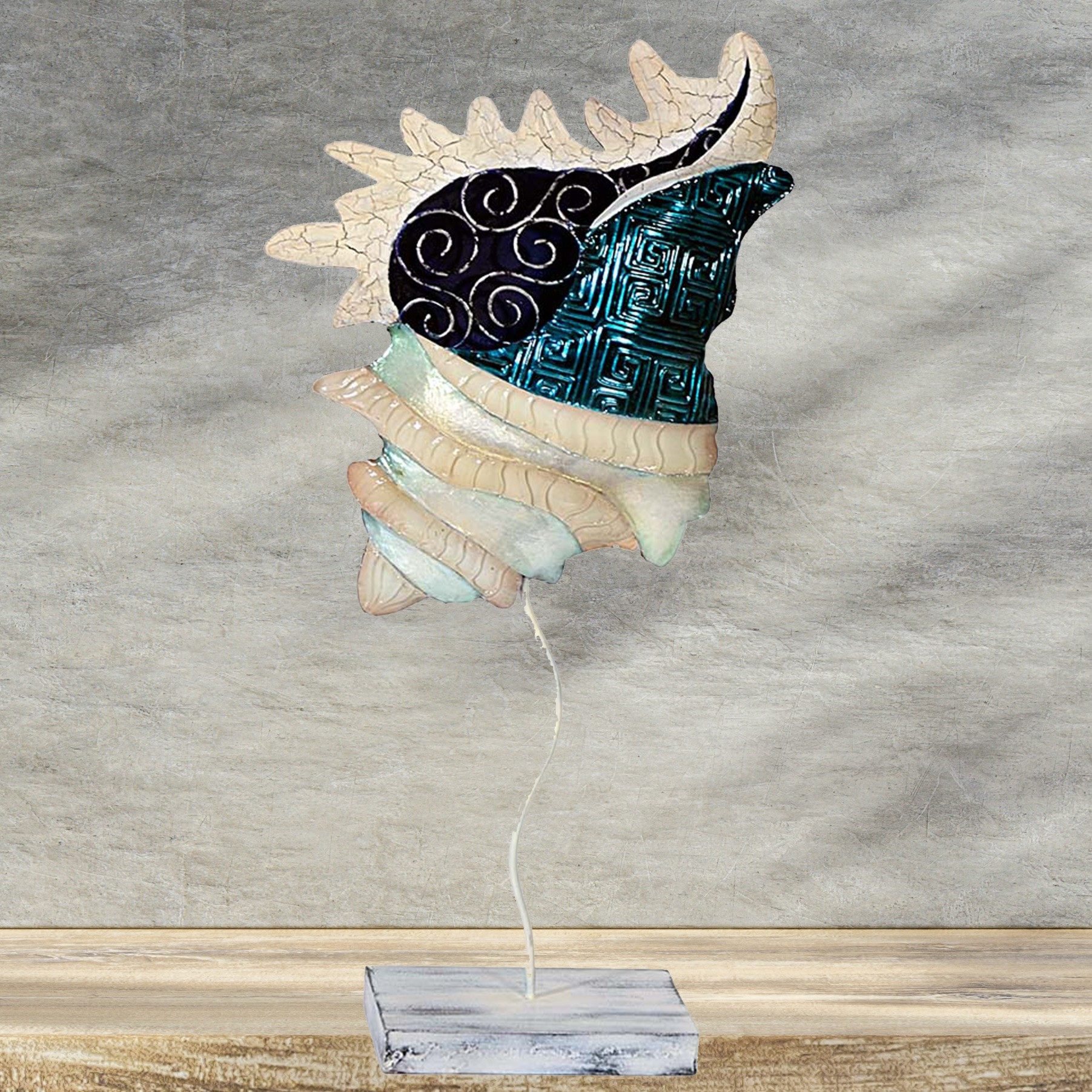 MystiCalls Dekofigur Dekofigur Muschel aus Muschelschalen Maritim Badezimme günstig online kaufen