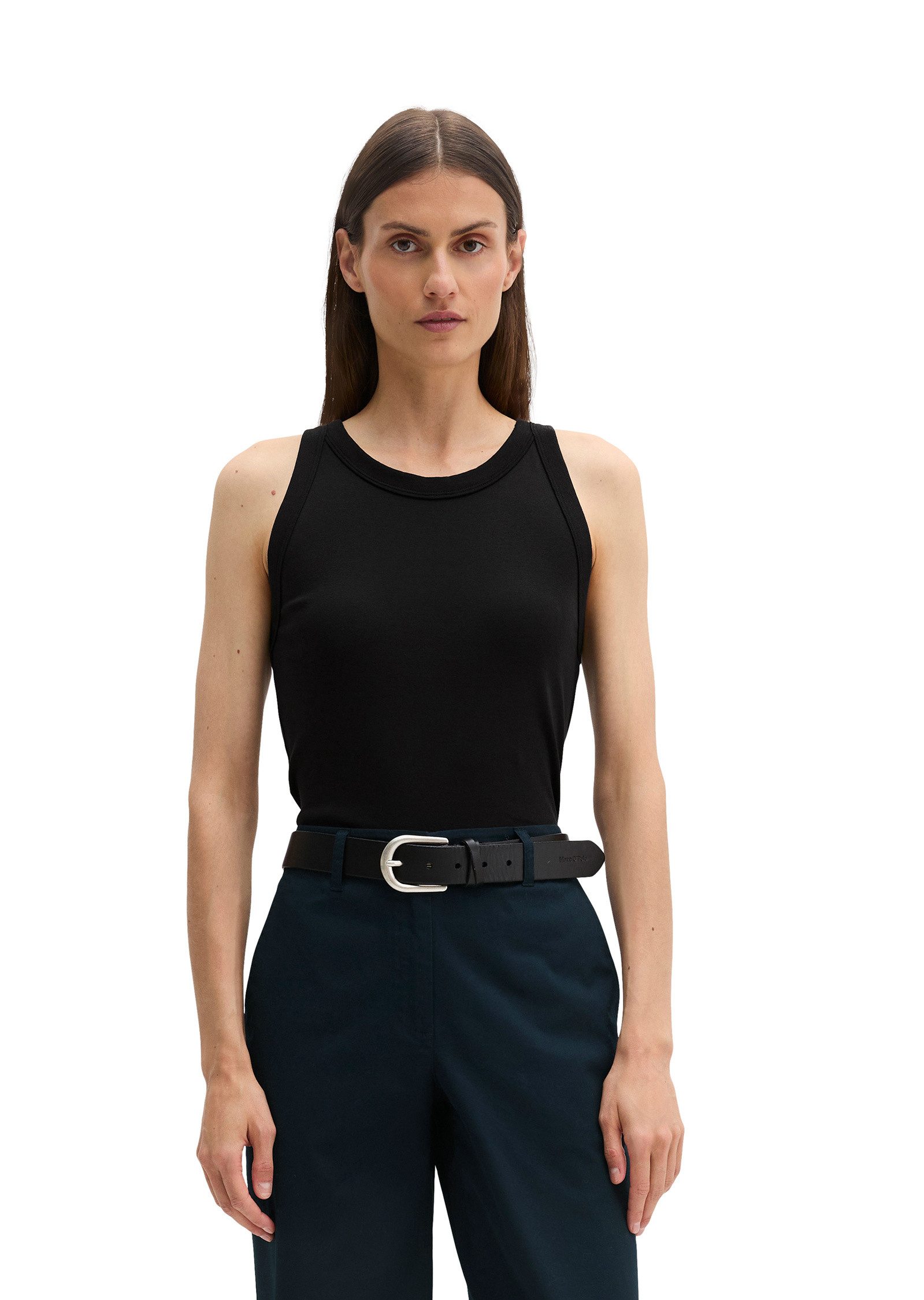 Marc OPolo T-Shirt "aus Rippjersey" günstig online kaufen