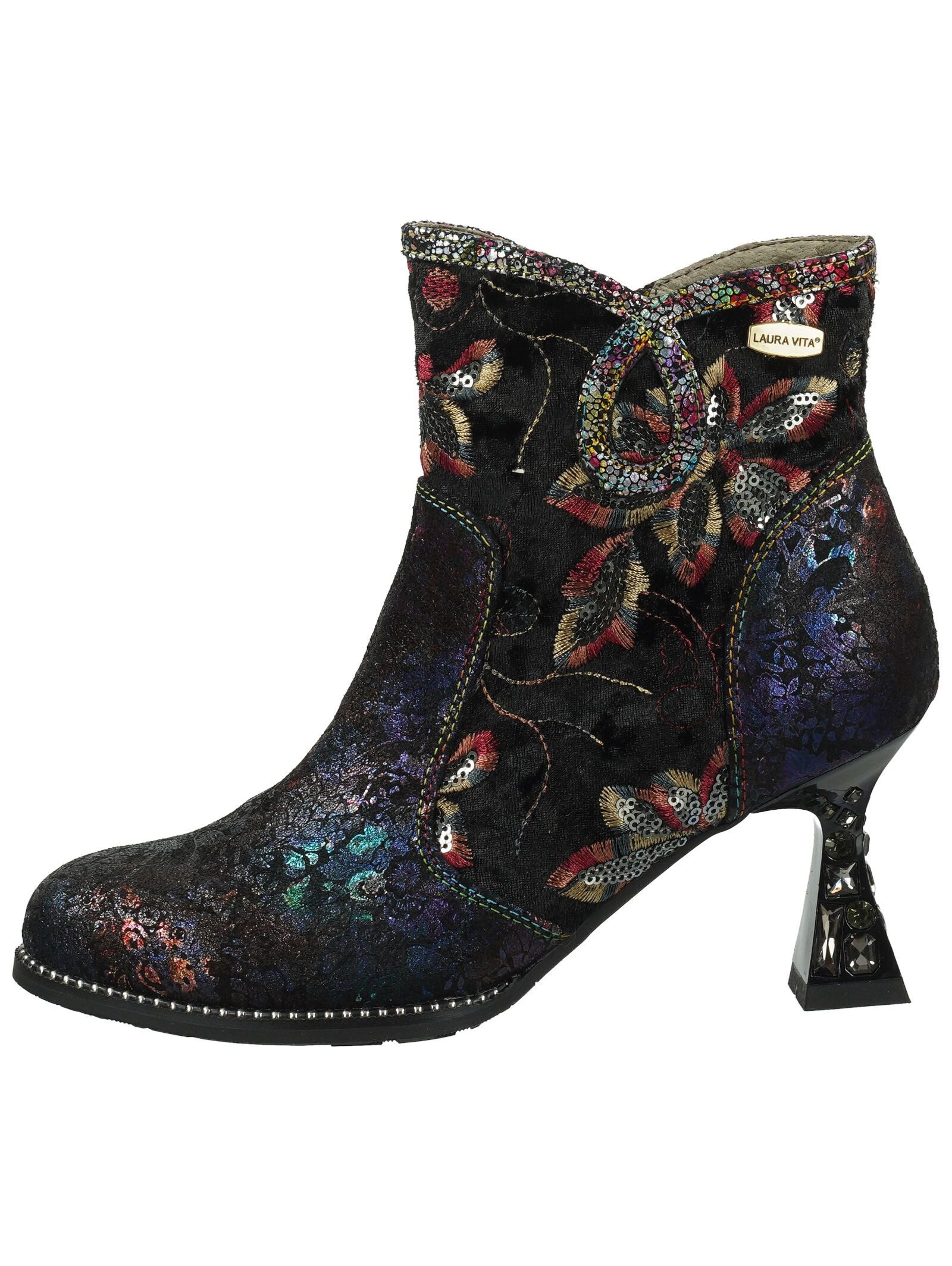 LAURA VITA Stiefelette Leder/Textil Stiefelette günstig online kaufen