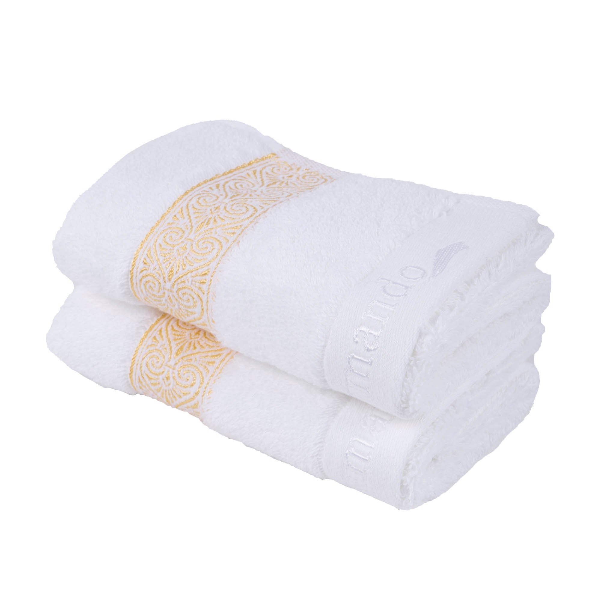 Aymando Gästehandtücher Luxus, 100% ägyptische Baumwolle günstig online kaufen