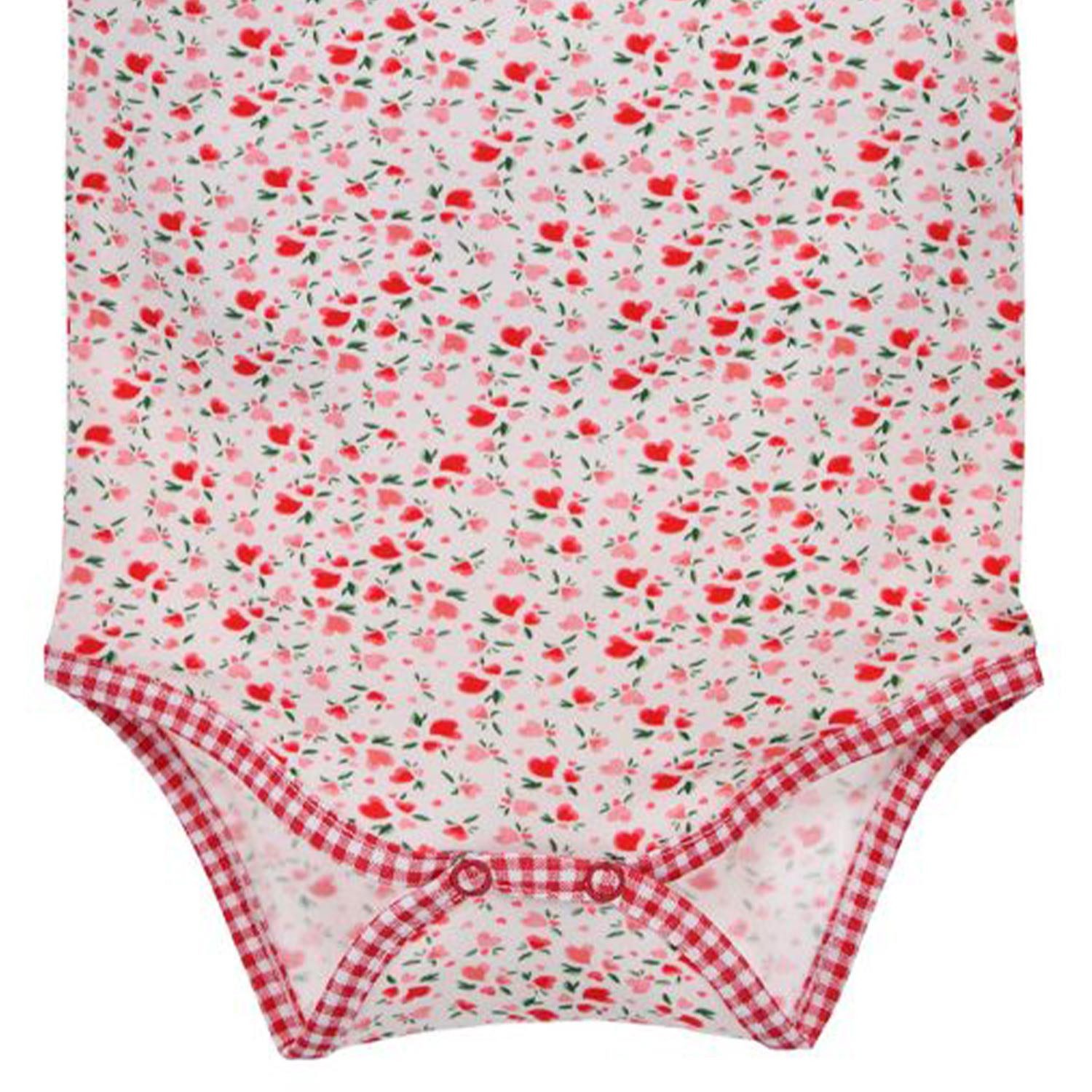 BONDI Strampler BONDI Baby Halbarm Body 'I Mog Di' 86992, Blumena