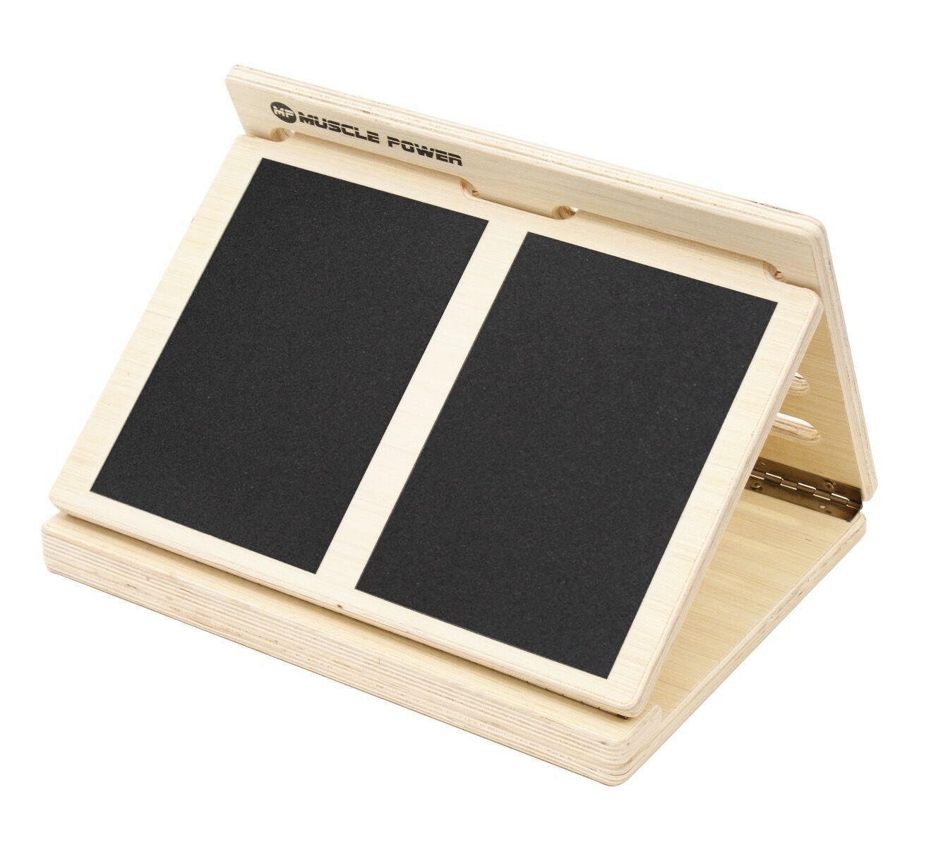 Muscle Power Fußwippen Muscle Power Slant Board Naturholz verstellbar in 4 Neigungswinkeln