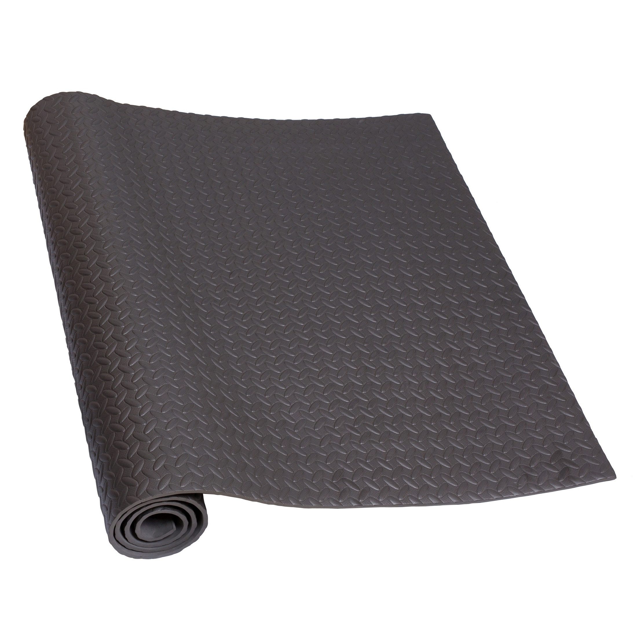 HD Fitness Bodenmatte Eva Unterlegmatte für Fitnessgeräte rutschfest mit Bändern (1-St), 200x100cm 7mm Dicke