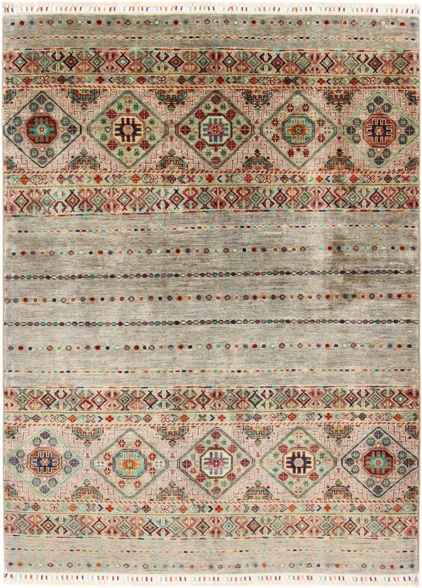 Orientteppich Arijana Shaal 153x205 Handgeknüpfter Orientteppich, Nain Trading, rechteckig, Höhe: 5 mm