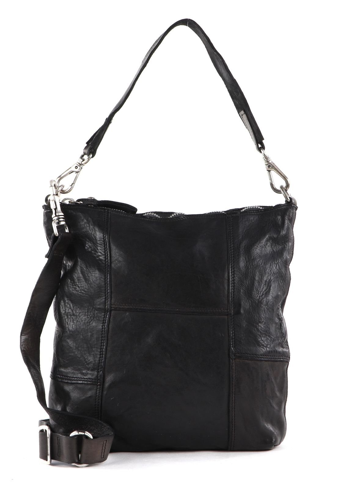 Campomaggi Schultertasche Shoulder Bag, aus echtem Kalbsleder