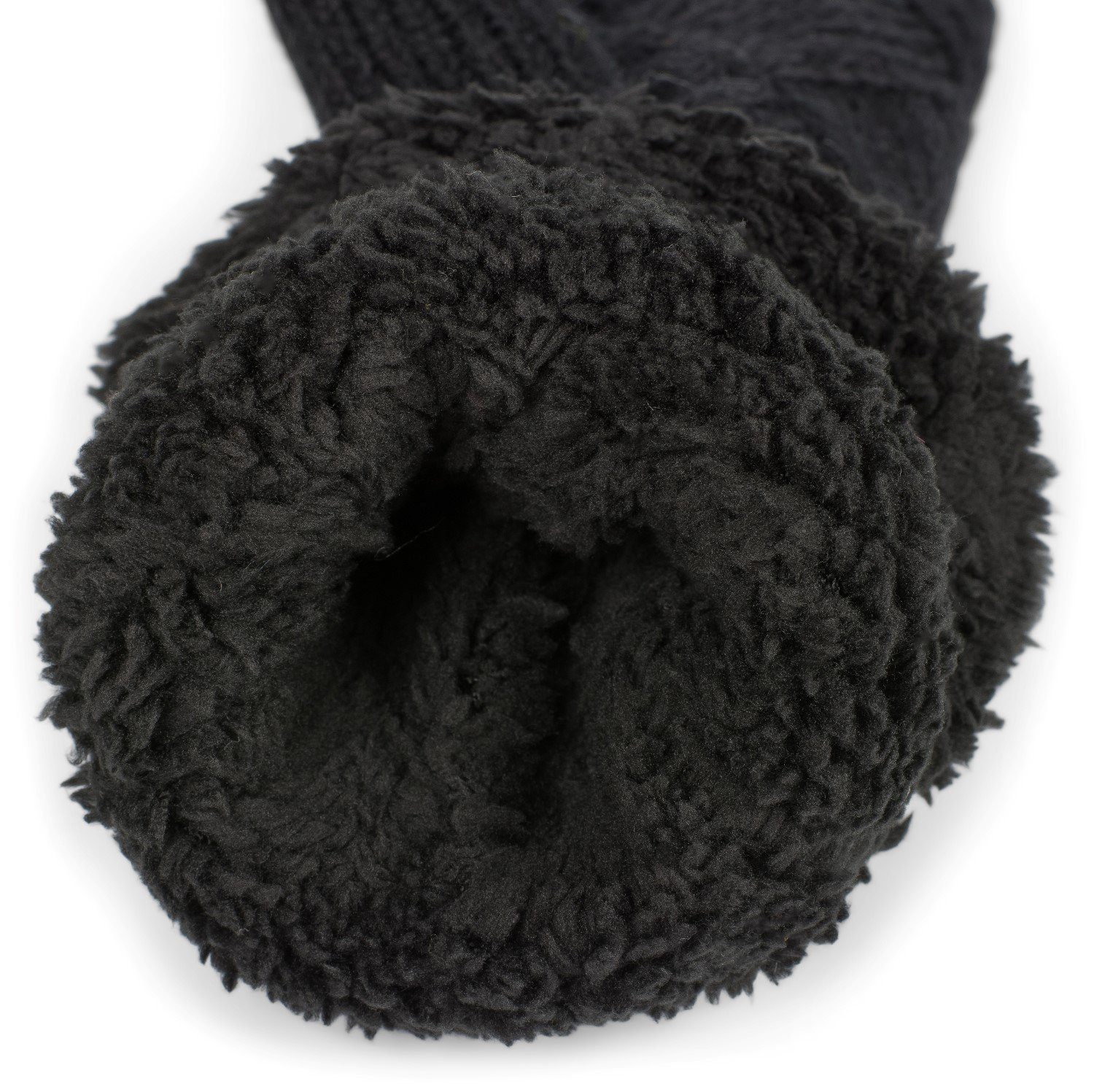 styleBREAKER Fäustlinge Strickhandschuhe Fäustlinge mit Rauten Muster und F günstig online kaufen