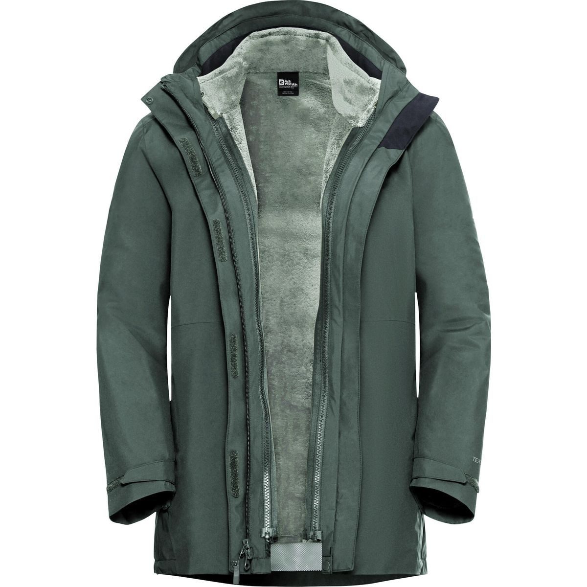 Jack Wolfskin 3-in-1-Funktionsjacke Rotwand 3IN1 Jacket W Vielseitige Damenjacke mit wasserdichtem Außenmaterial und – Bild 2 von 5
