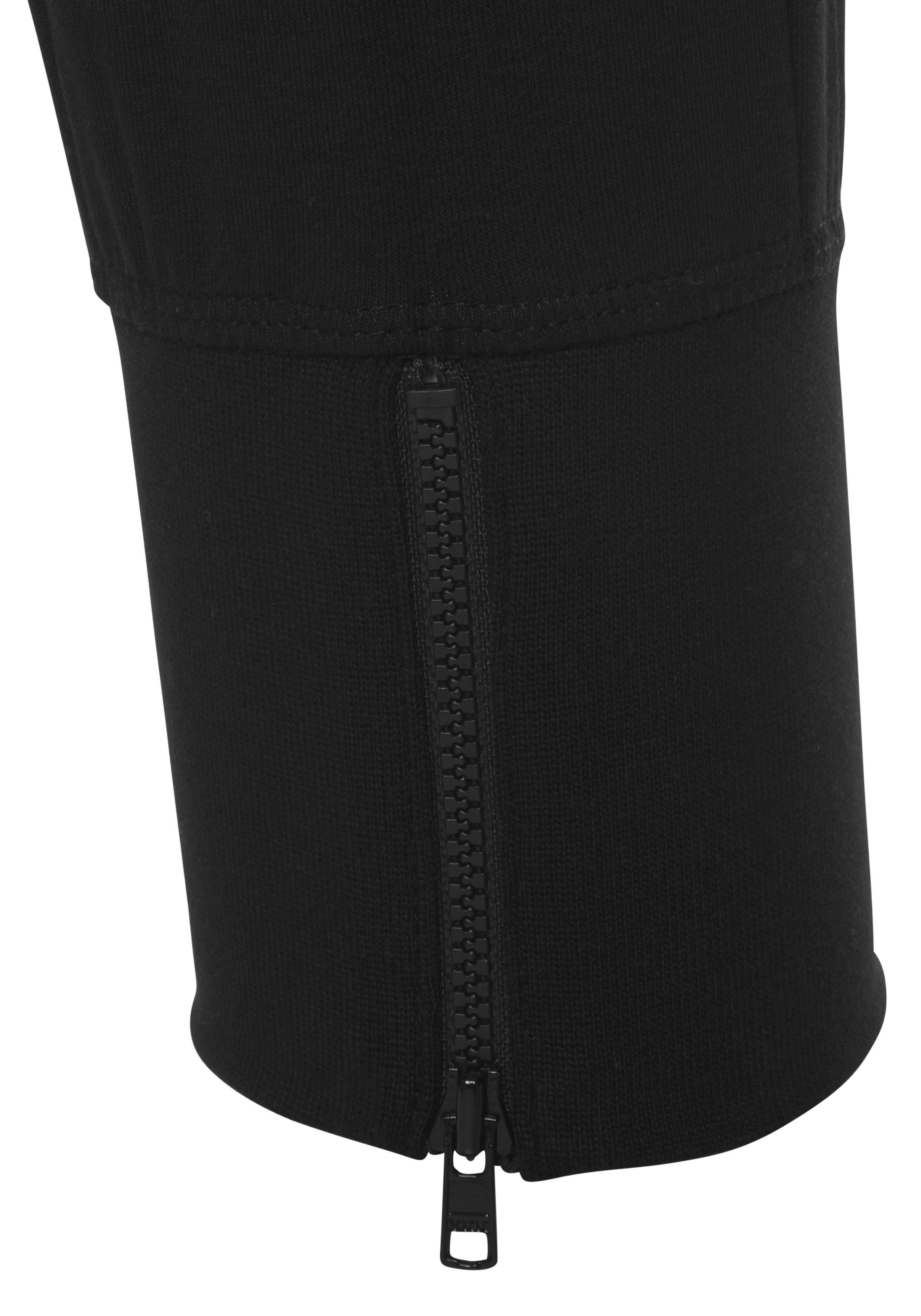 Venice Beach Jogginghose aus weichem Sweat mit seitlichen Taschen am Bein, Cargohose, Sweathose, Schlupfhose
