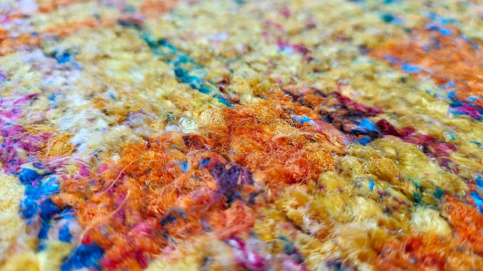 Rug Studios Teppich QUEEN, Rechteckig, Höhe: 6 mm, Handgeknüpft, 80 x 150 cm, Gold