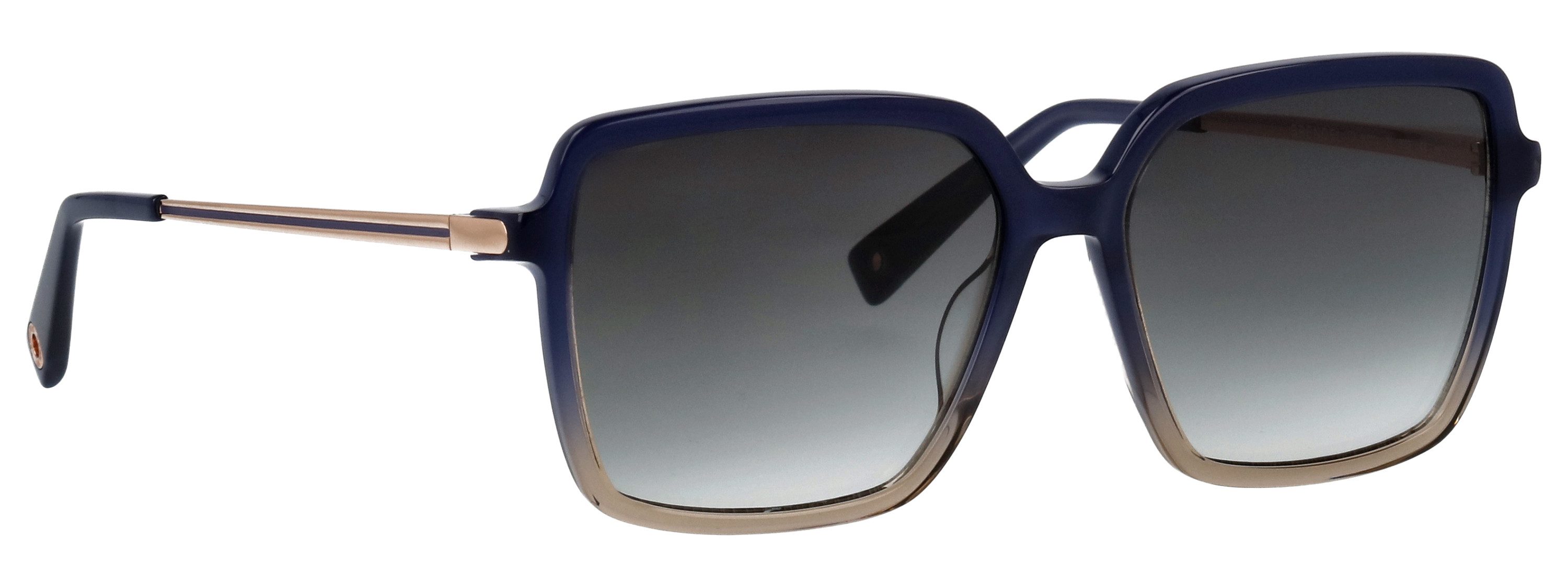 BRENDEL eyewear Sonnenbrille Modell 907051 Form Karree/Eckig, Logoschriftzug auf Bügel, Kombifassung