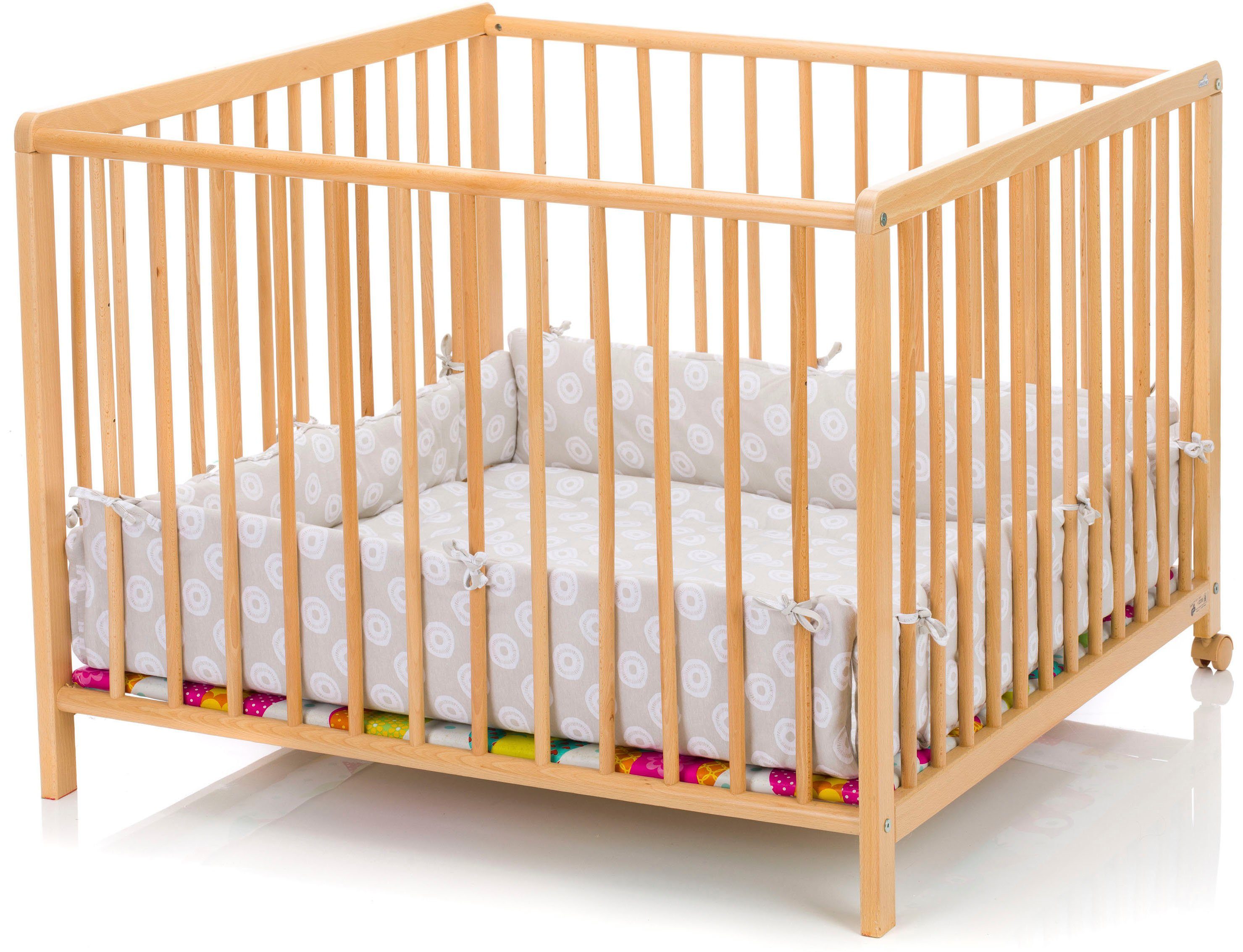 Fillikid Laufgittereinlage Jersey, Circles grey günstig online kaufen