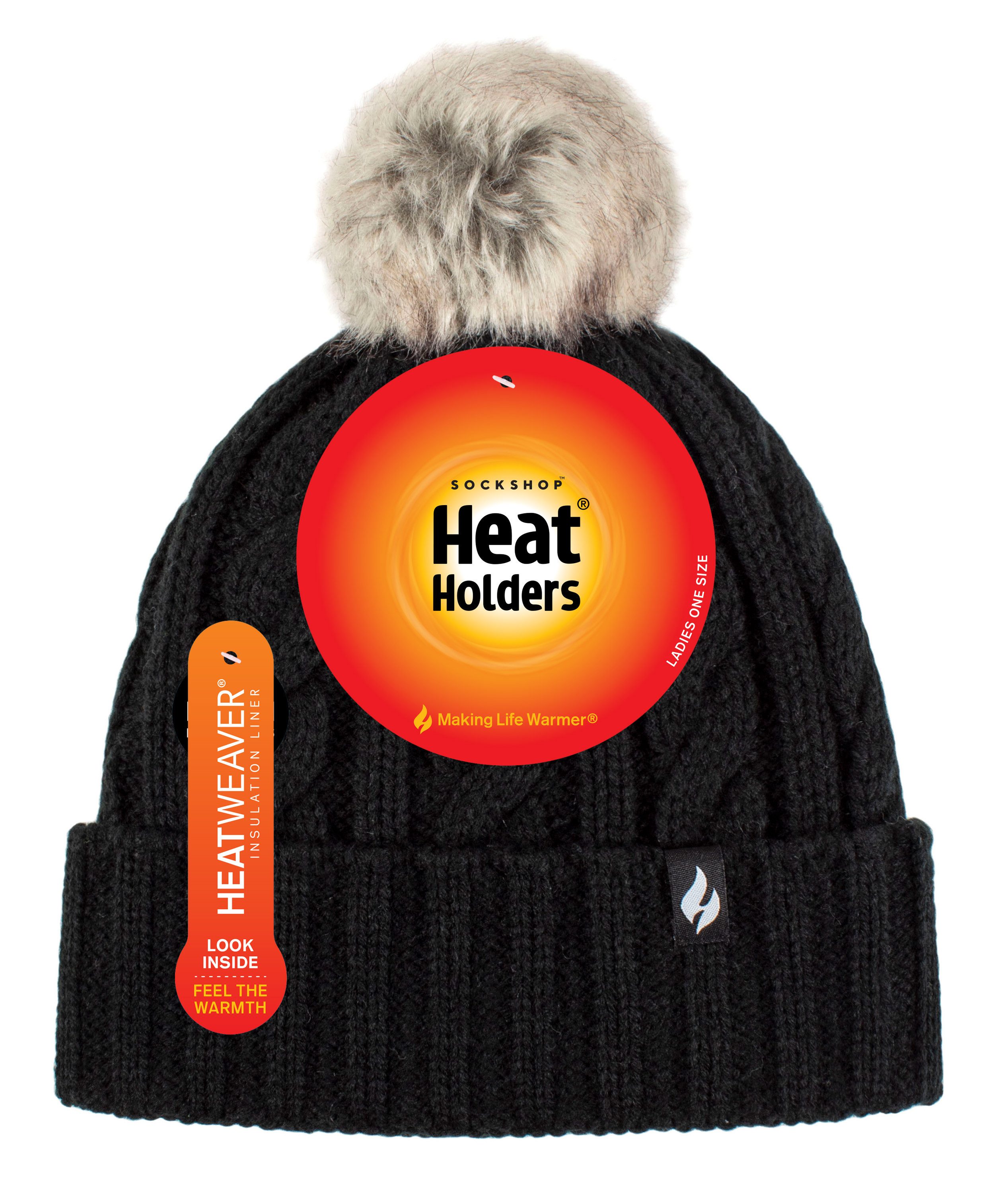 Heat Holders Bommelmütze BSHH74 Damen POM POM