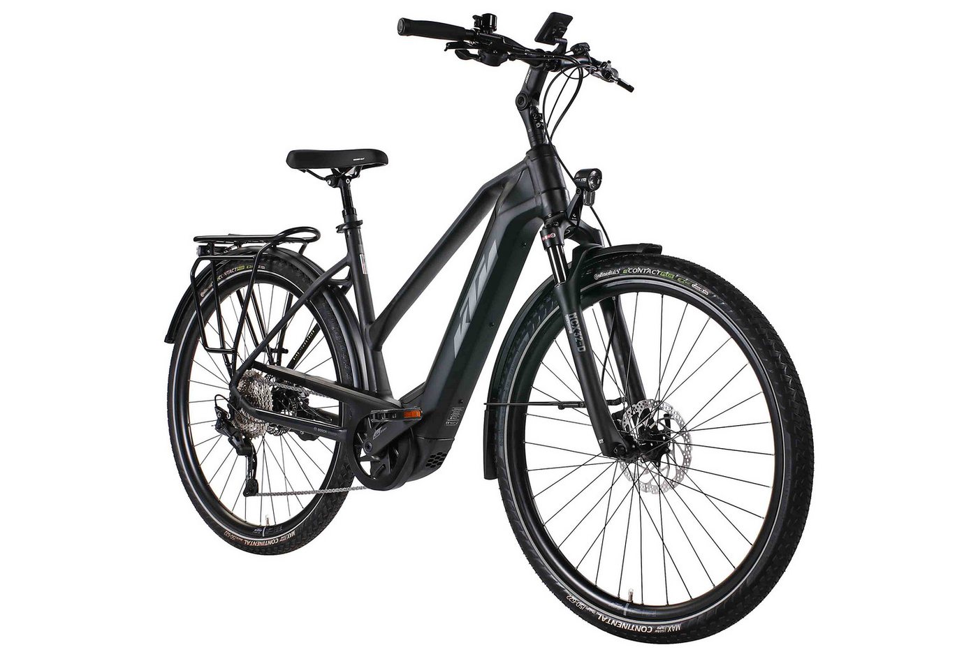 Thumbnail - KTM E-Bike KTM Macina Tour CX 610 625 Wh Damen Trapez schwarz 2025, 10 Gang Shimano Deore M4120-10 SGS shadow, Kettensch...