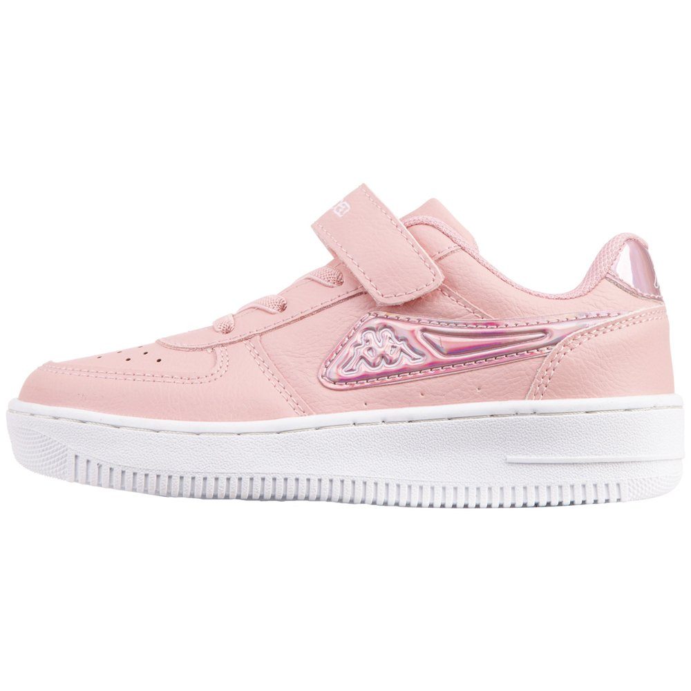 Kappa Sneaker irisierend - rosé-white Details mit shimmernden