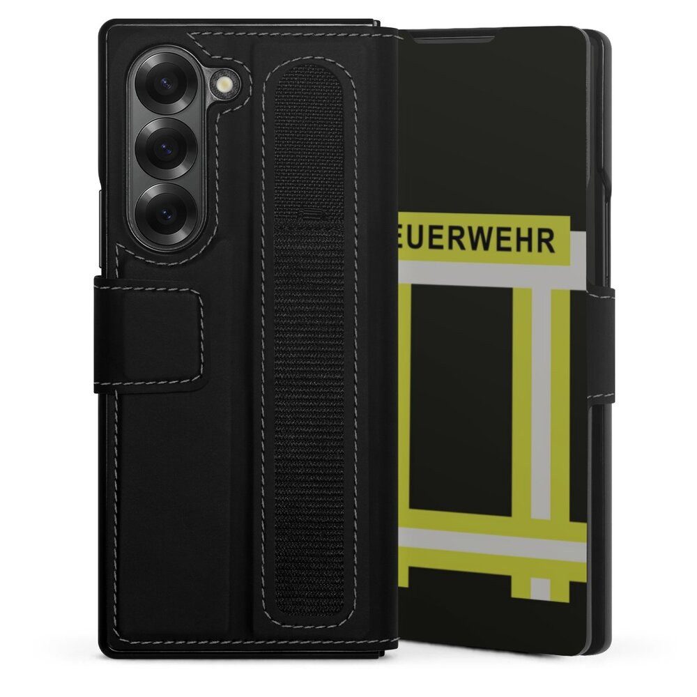 DeinDesign Handyhülle Feuerwehr Feuerwehrmann Beruf Feuerwehr, Samsung Galaxy Z Fold 6 Hülle Handy Flip Case Wallet Cover